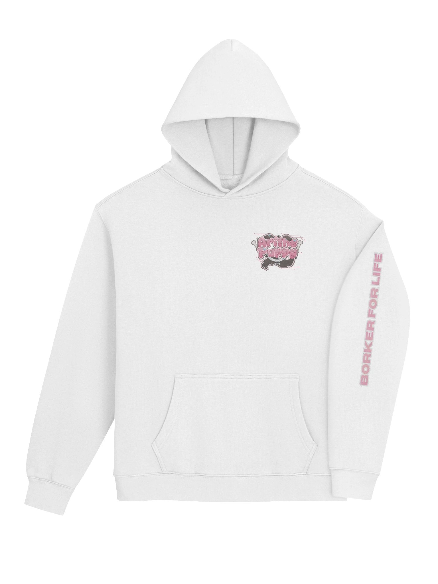 White PupHoodieee product image (4)