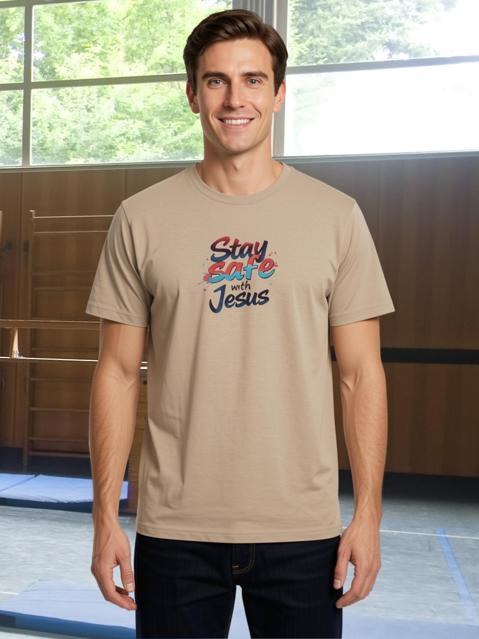 Stay Safe with Jesus T-shirt product image (1)