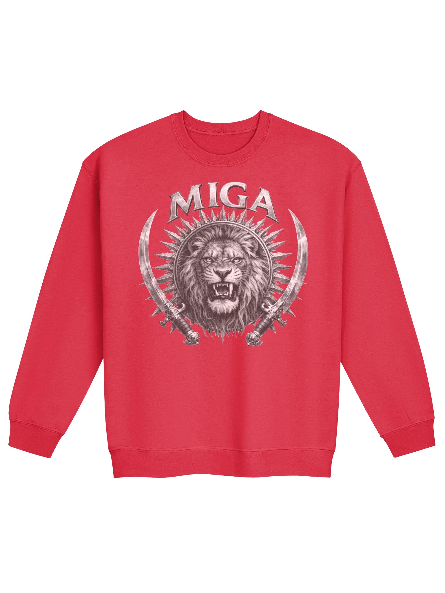 MIGA Lion Head Bold Unisex Sweater product image (5)