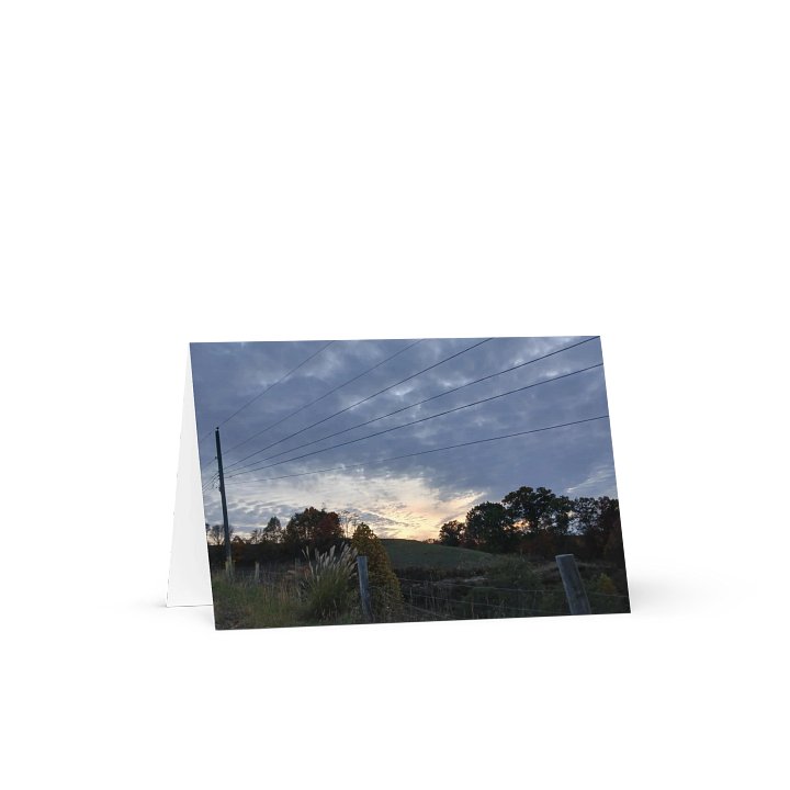 Sunset Serenity Greeting Card (blank) product image (1)