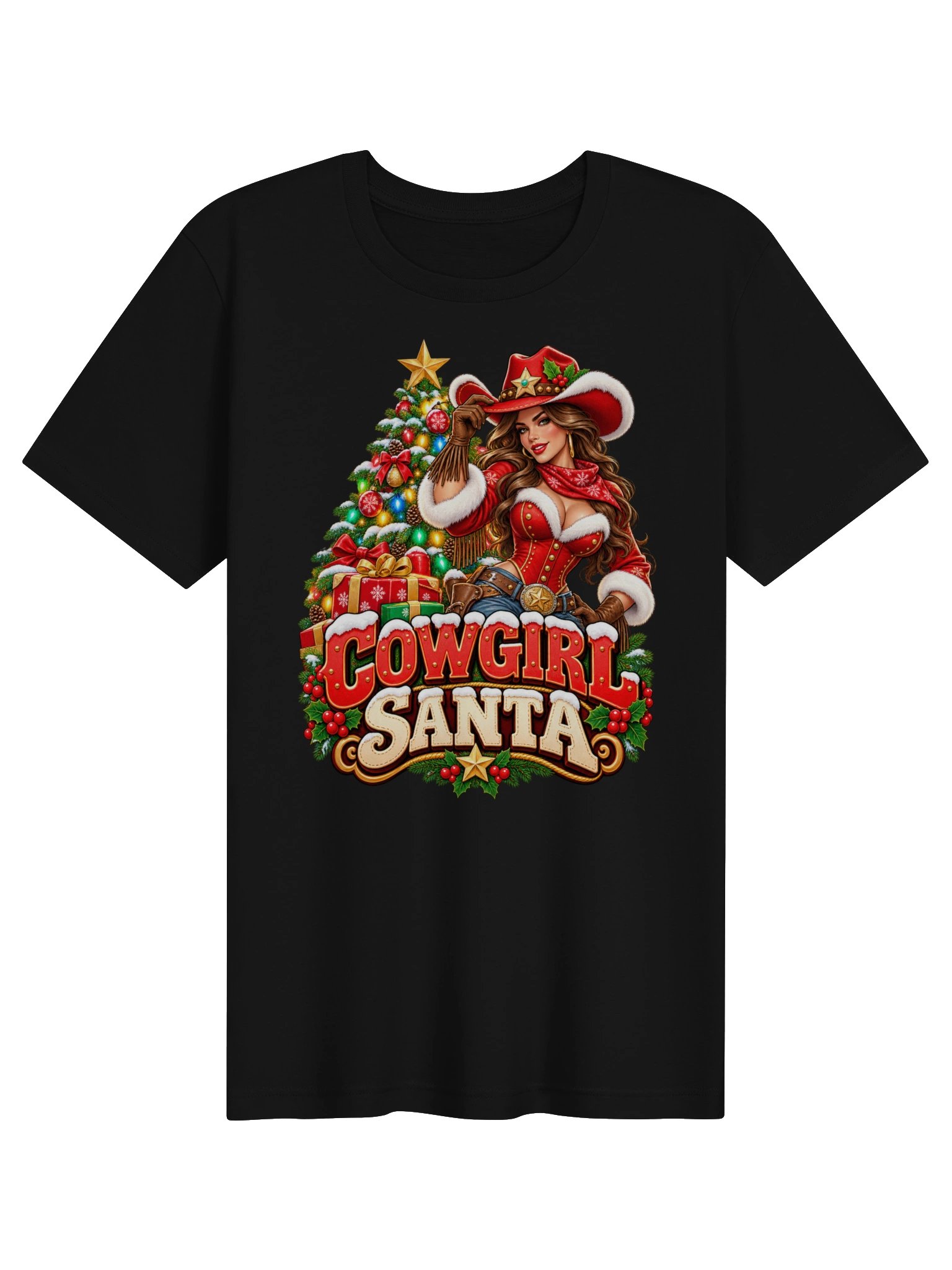 COWGIRL SANTA — CHRISTMAS WITH A LITTLE WESTERN ATTITUDE product image (1)