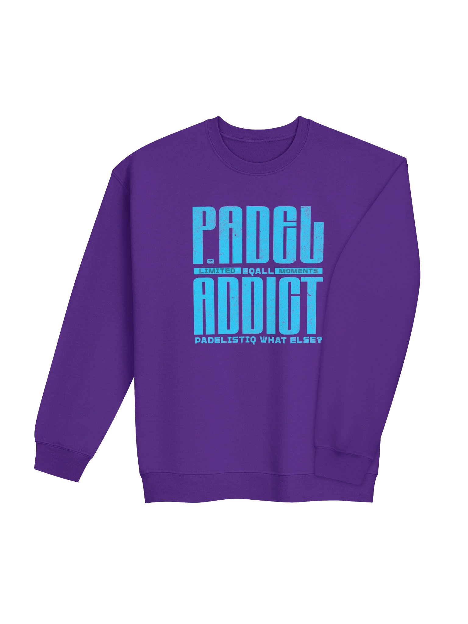 PADELISTIQ Addict Crewneck Gildan Sweatshirt_R3CVR.i by EQALL® Essentials_Blue product image (4)