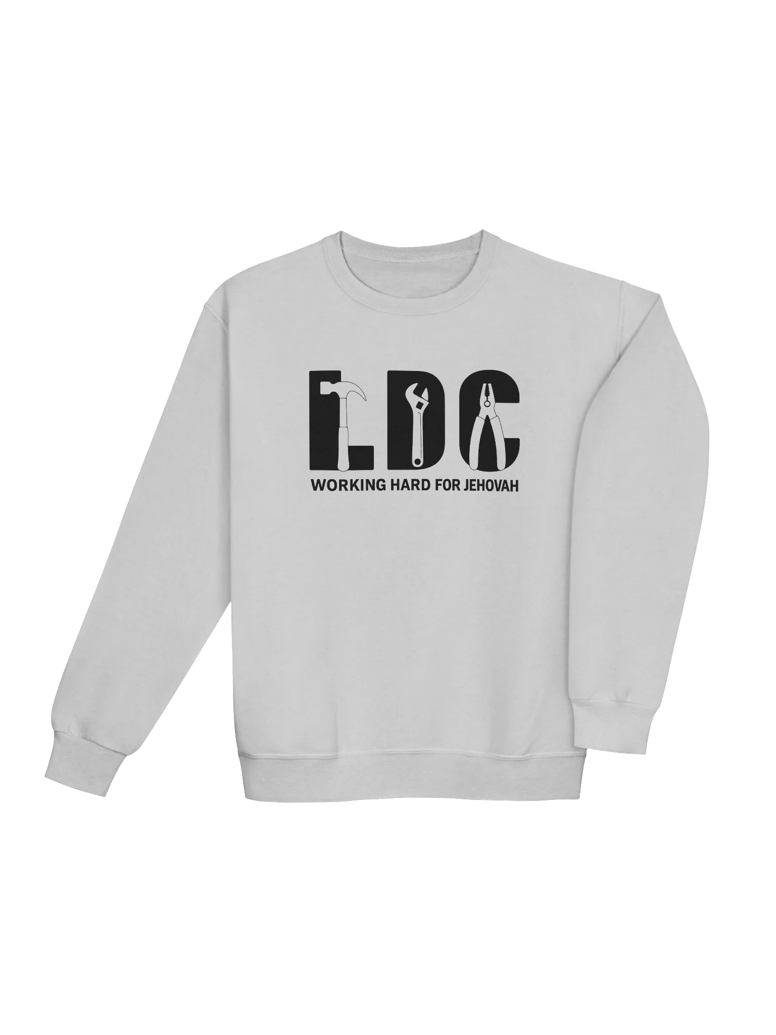 LDC "Working Hard for Jehovah" Crewneck Sweatshirt product image (3)