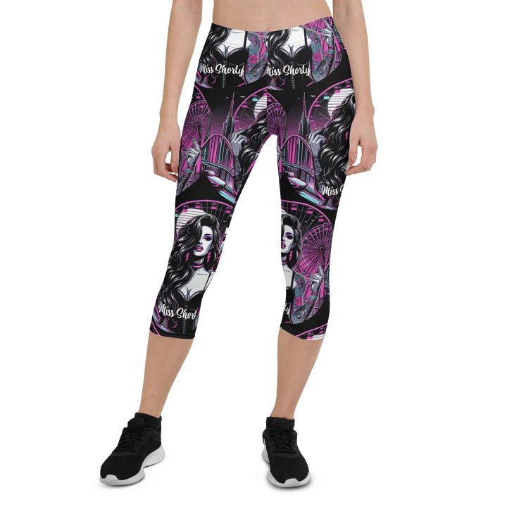 Bold & Mysterious Capri Leggings product image (1)