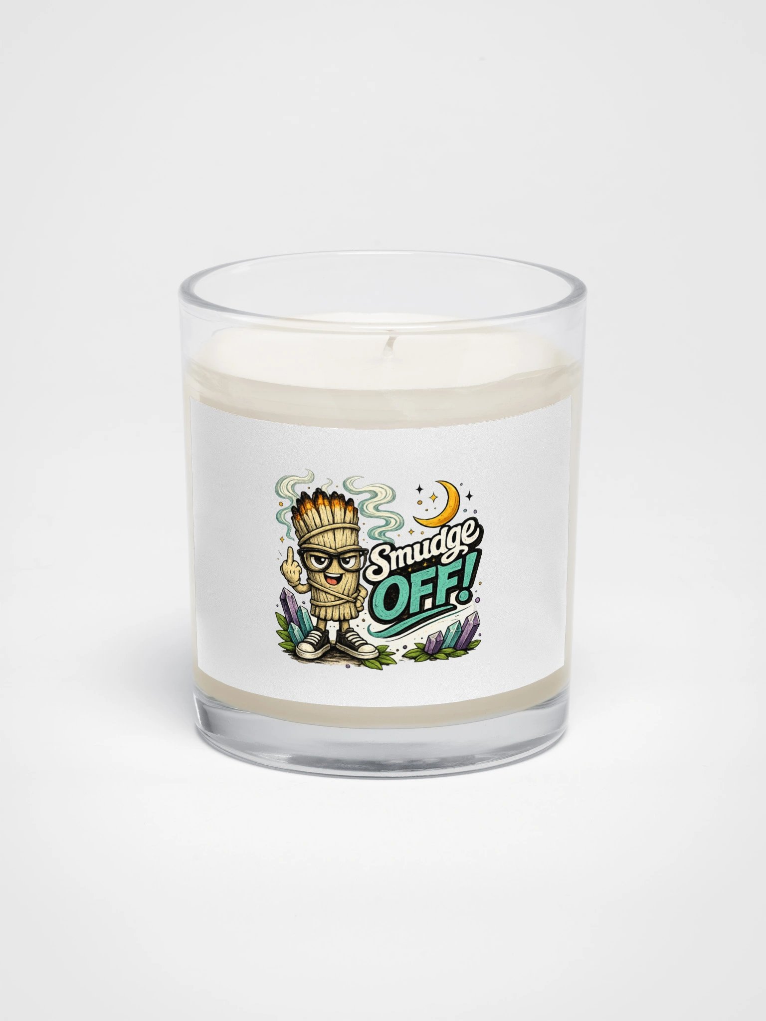 Smudge Off | The Official Smudgy the Sage Sarcastic Spiritual Soy Candle product image (1)