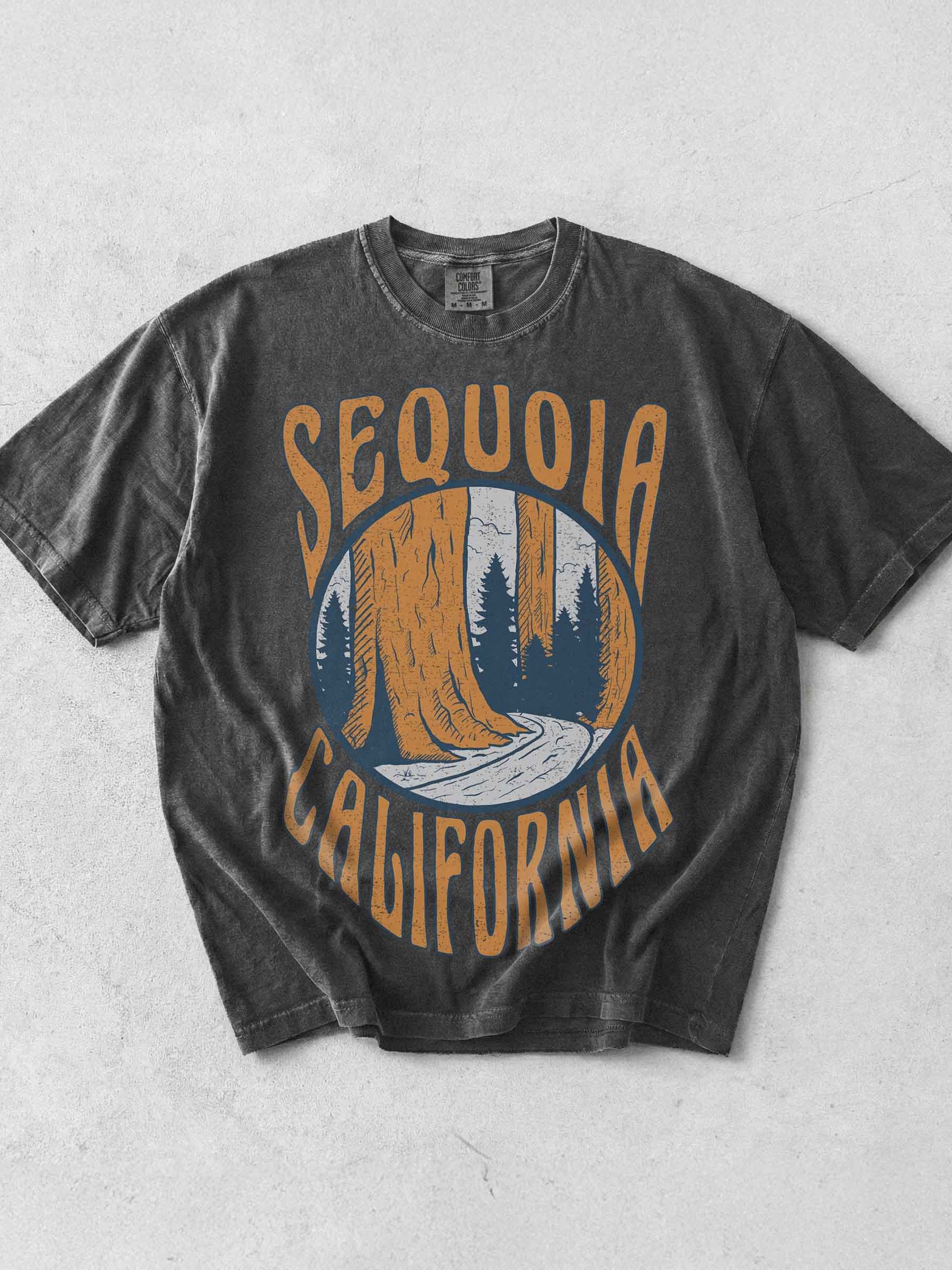 Sequoia California Shirt – Vintage Giant Tree Forest Retro Nature Travel Tee product image (1)