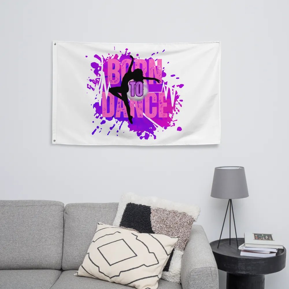 Born to Dance Her Silhouette Flag product image (8)