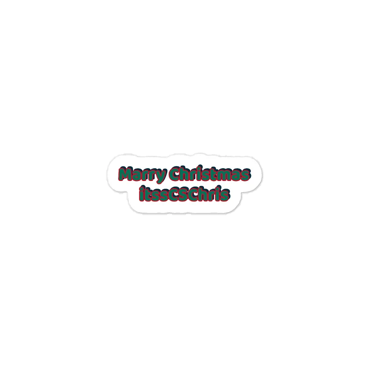 Merry Christmas, itssCSChris Sticker product image (1)