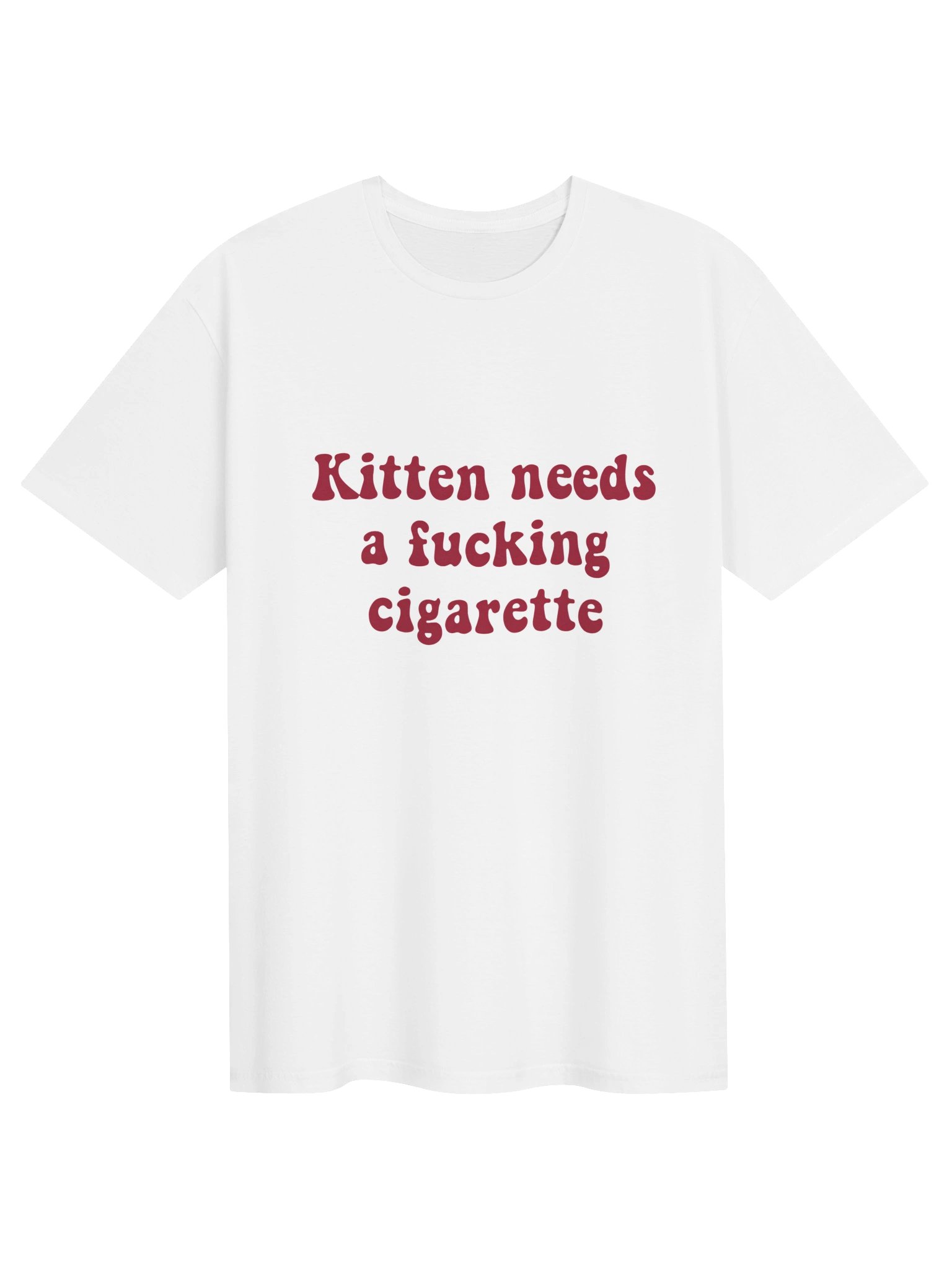 kitten Needs A Fucking Cigarette 2 Shirt product image (2)