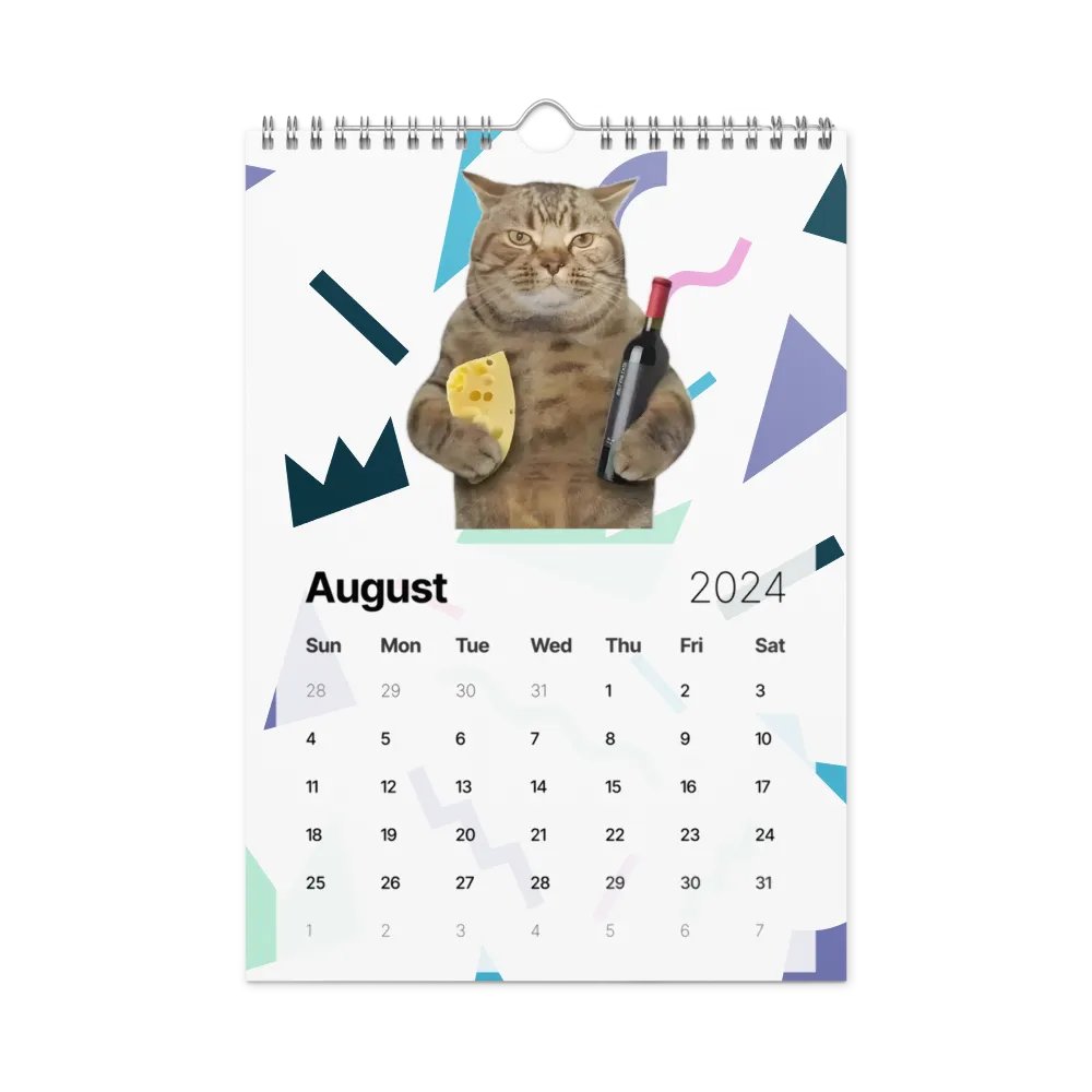 Wall Calendar (2024): Meme Cats product image (4)