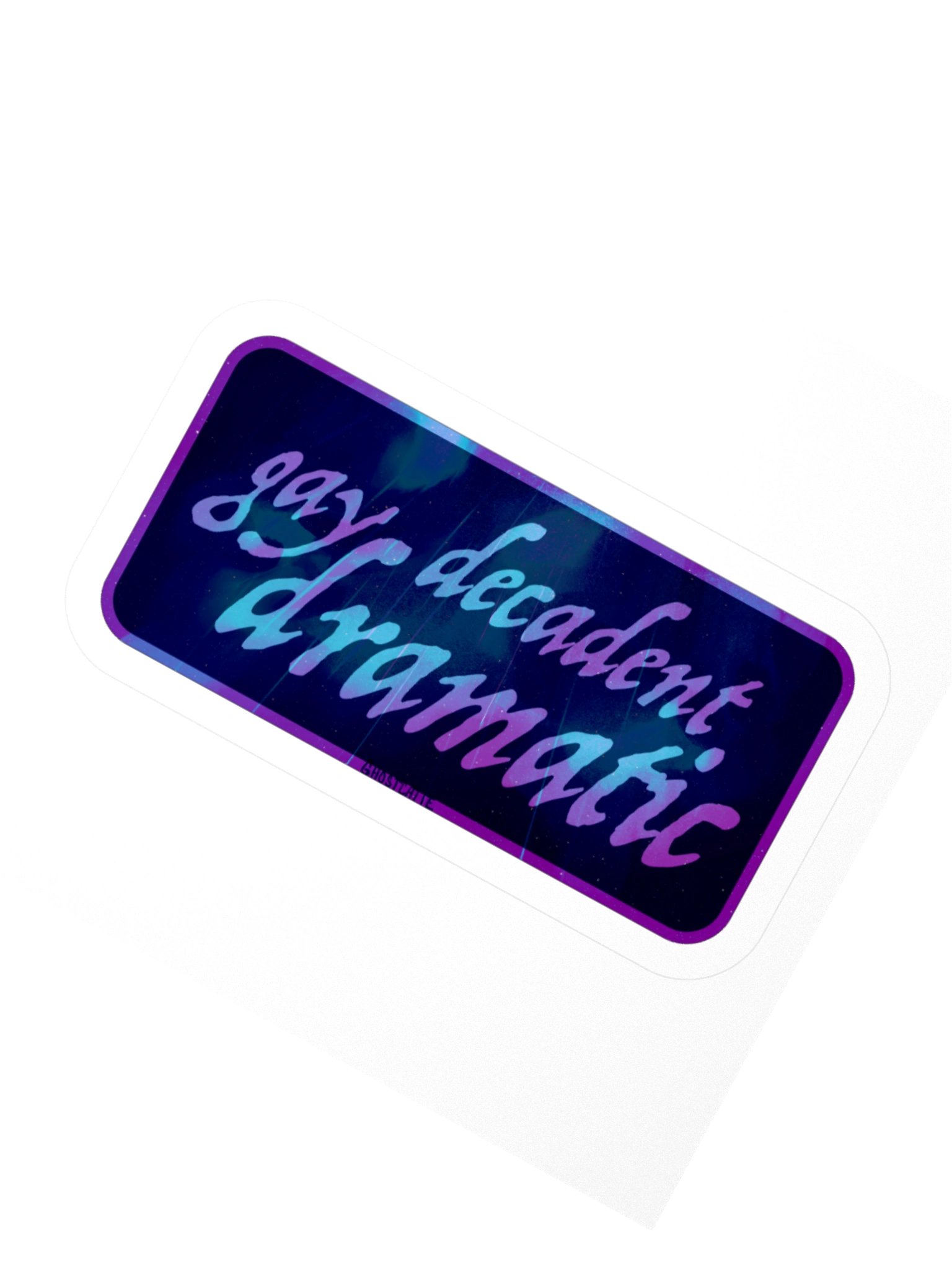 gay, decadent, dramatic sticker product image (4)