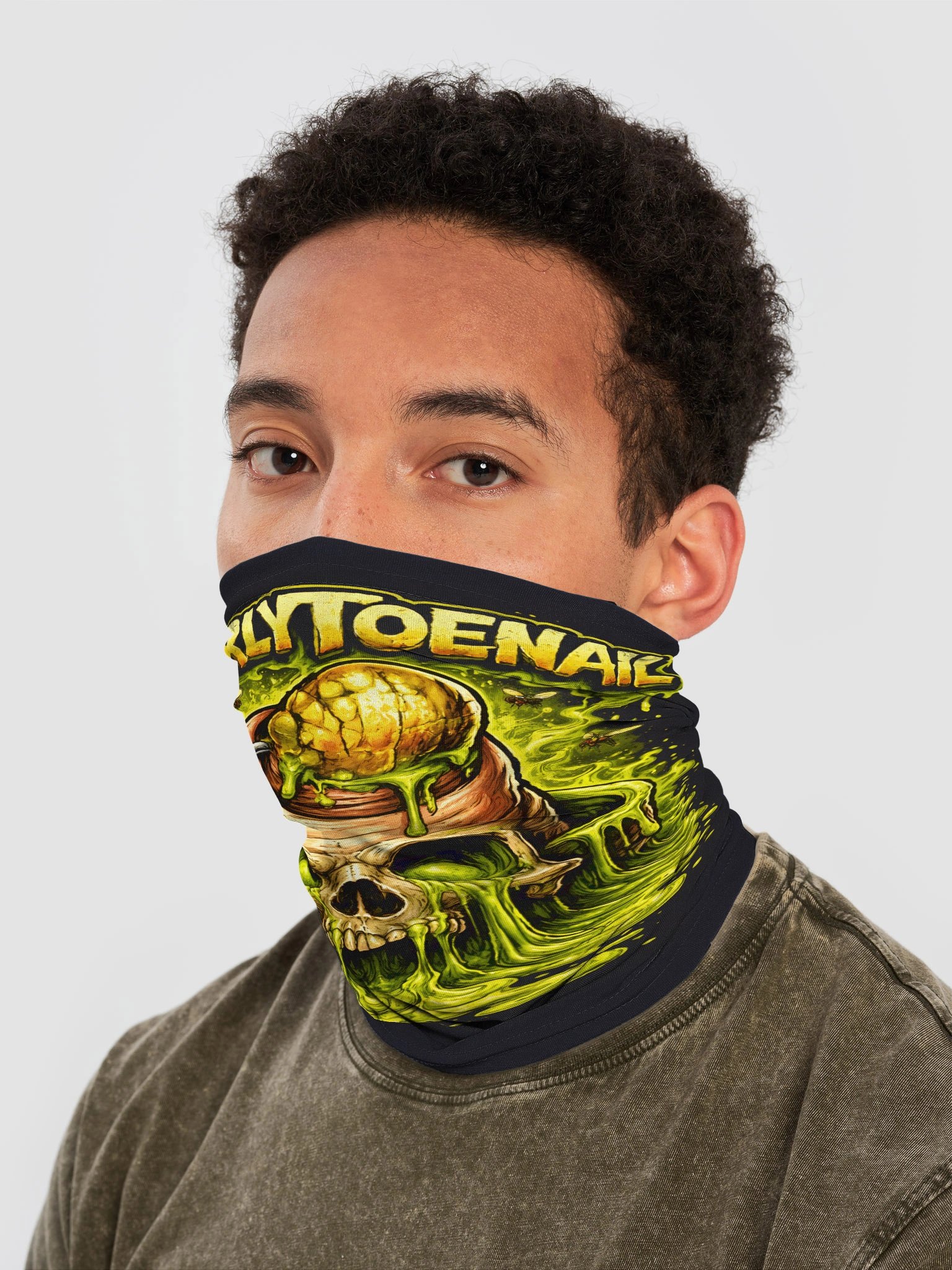 GnarlyToenail Print Neck Gaiter product image (2)