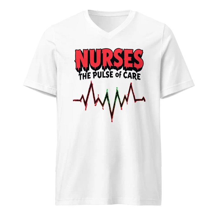 Pulse of Care Nurses V-Neck Tee product image (1)