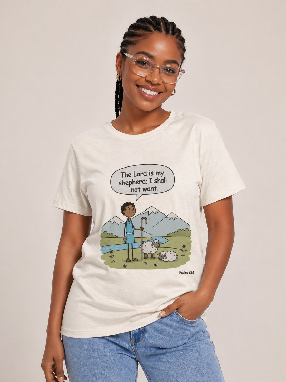 Psalm 23 Shepherd Women's Relaxed-fit T-Shirt product image (1)