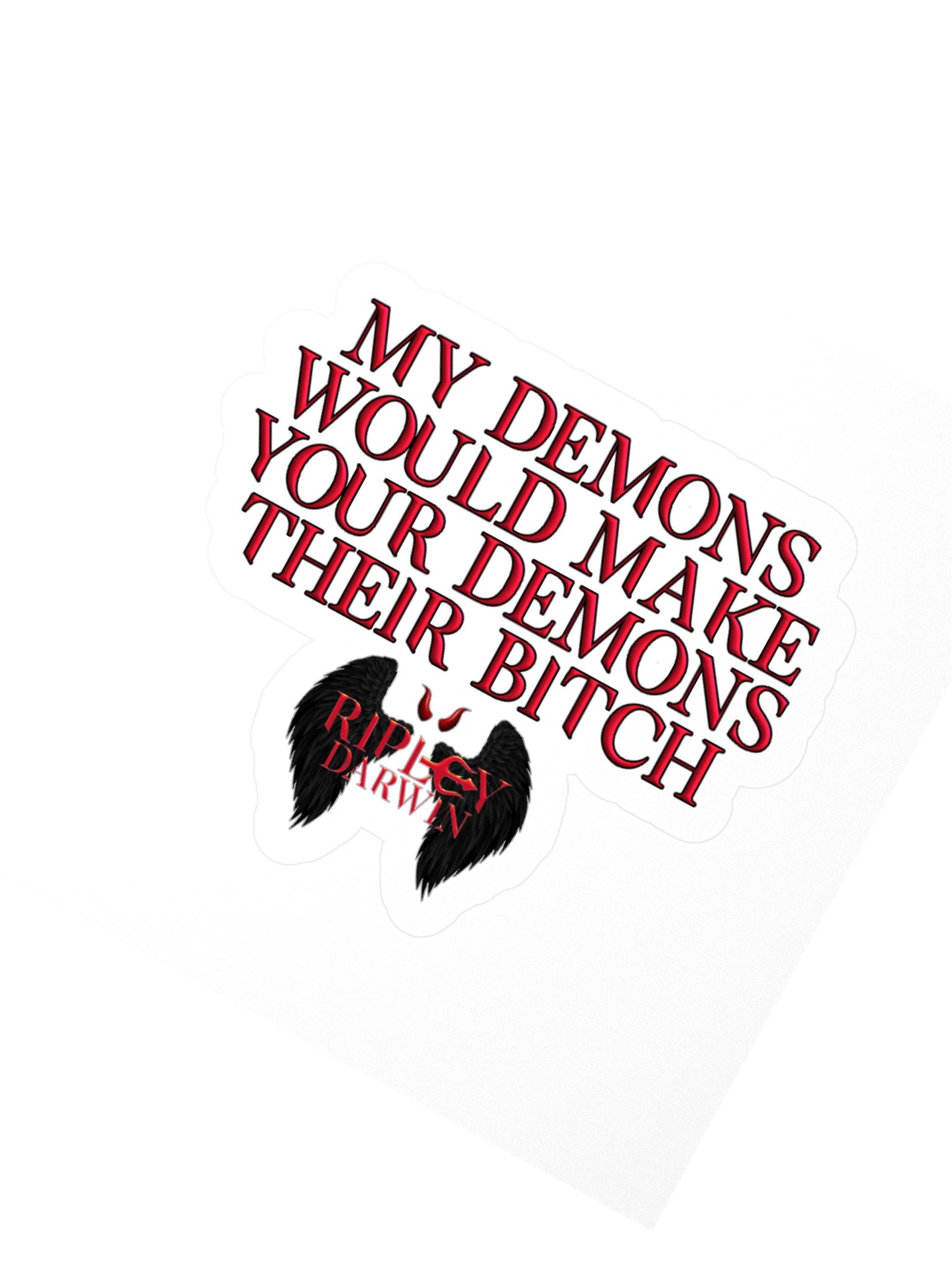 On One - My Demons Sticker product image (5)