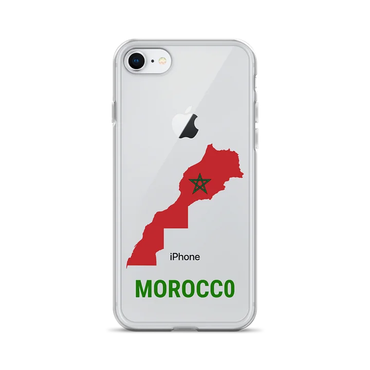 Morocco 2026 World Cup Flag iPhone Tough Case - Morocco Soccer Phone Cover - Dual Layer Protective Case product image (1)