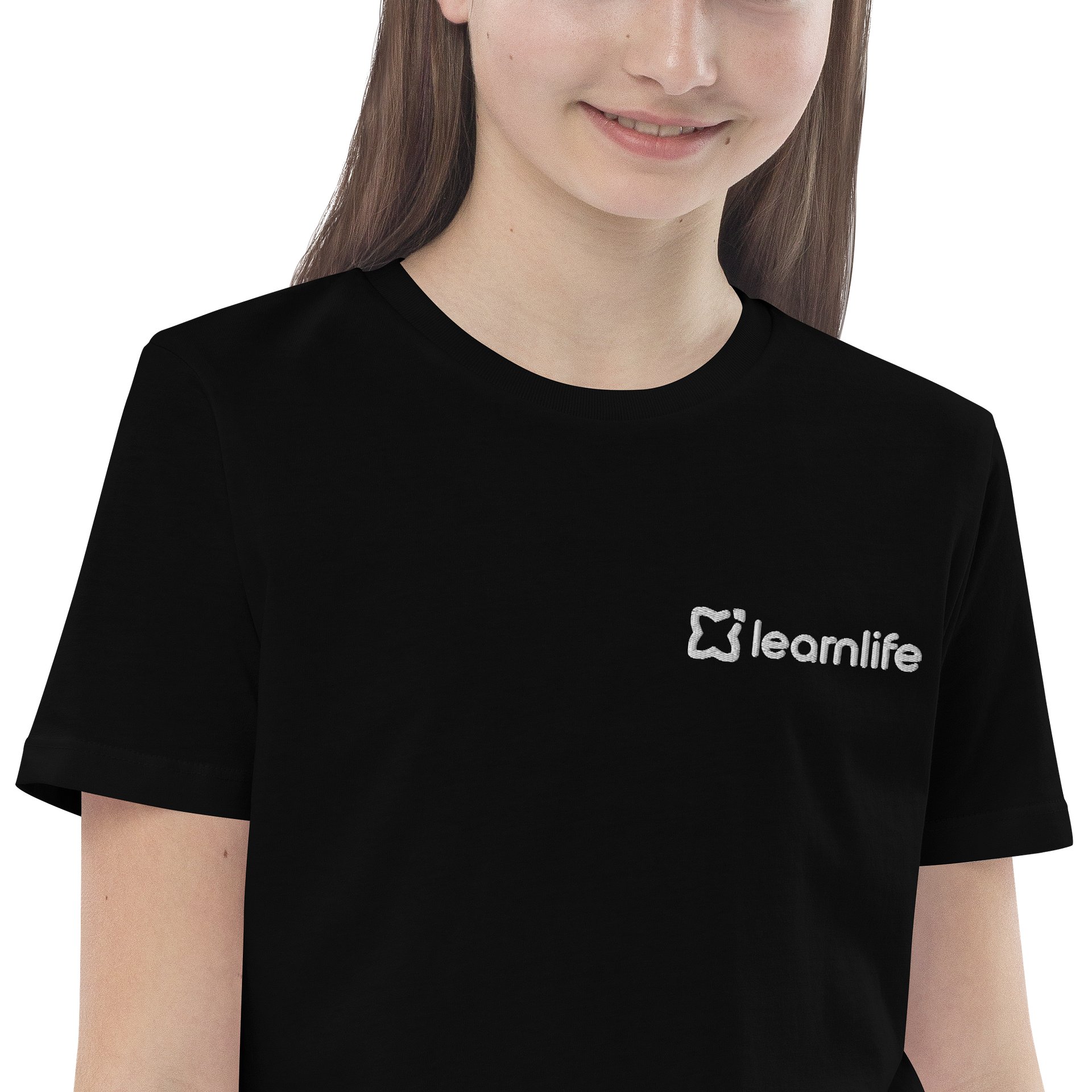 Kids Tee - Organic Embroidered - White Logo product image (4)