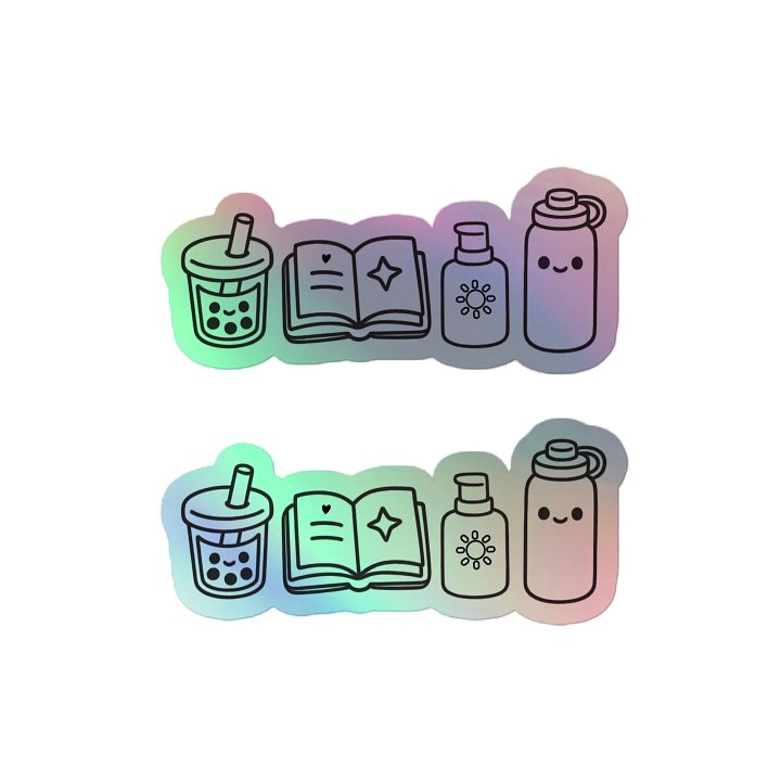 “Daily Tasks (Unhinged Version)” Holo Sticker product image (2)