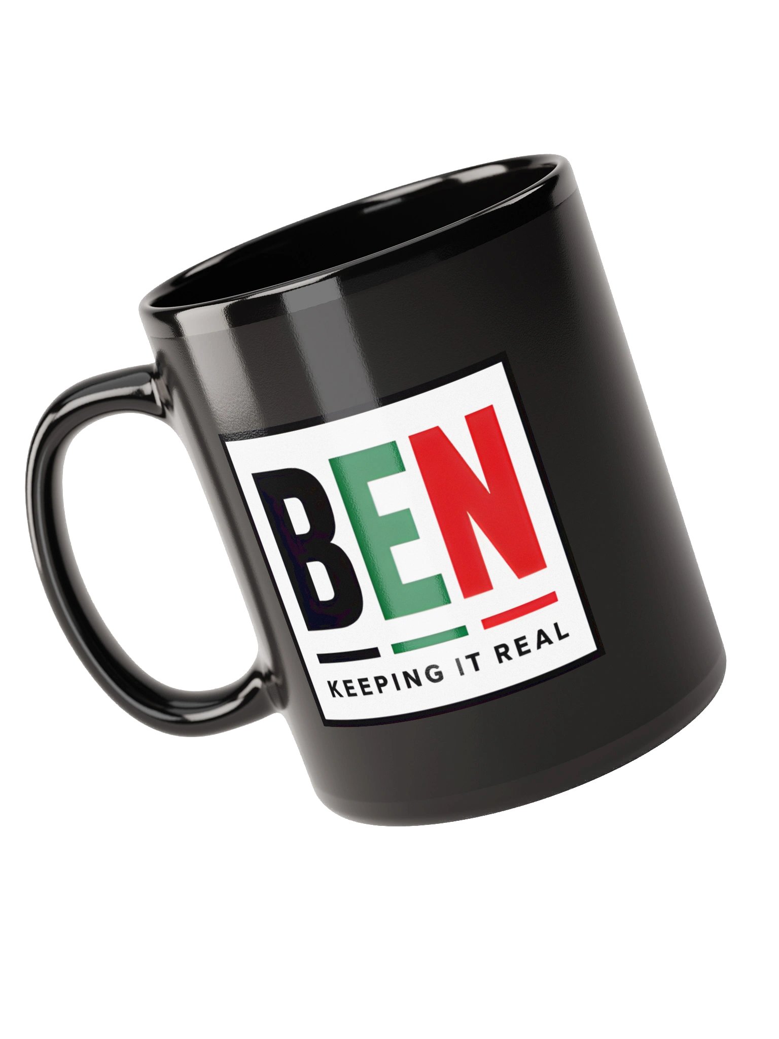 BEN Keeping It Real Black Mug product image (10)