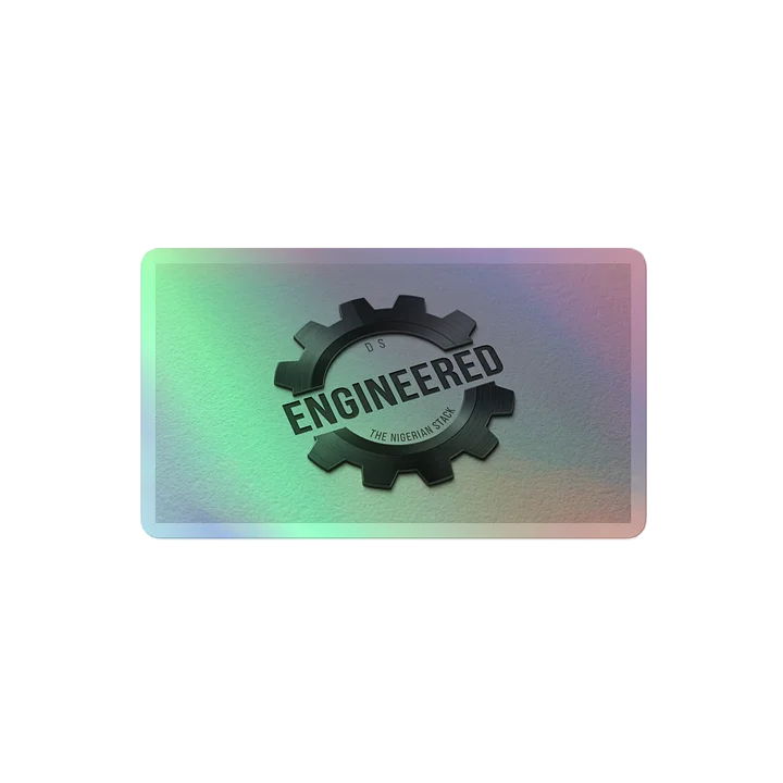 The "Engineered" Master Gear Sticker product image (2)
