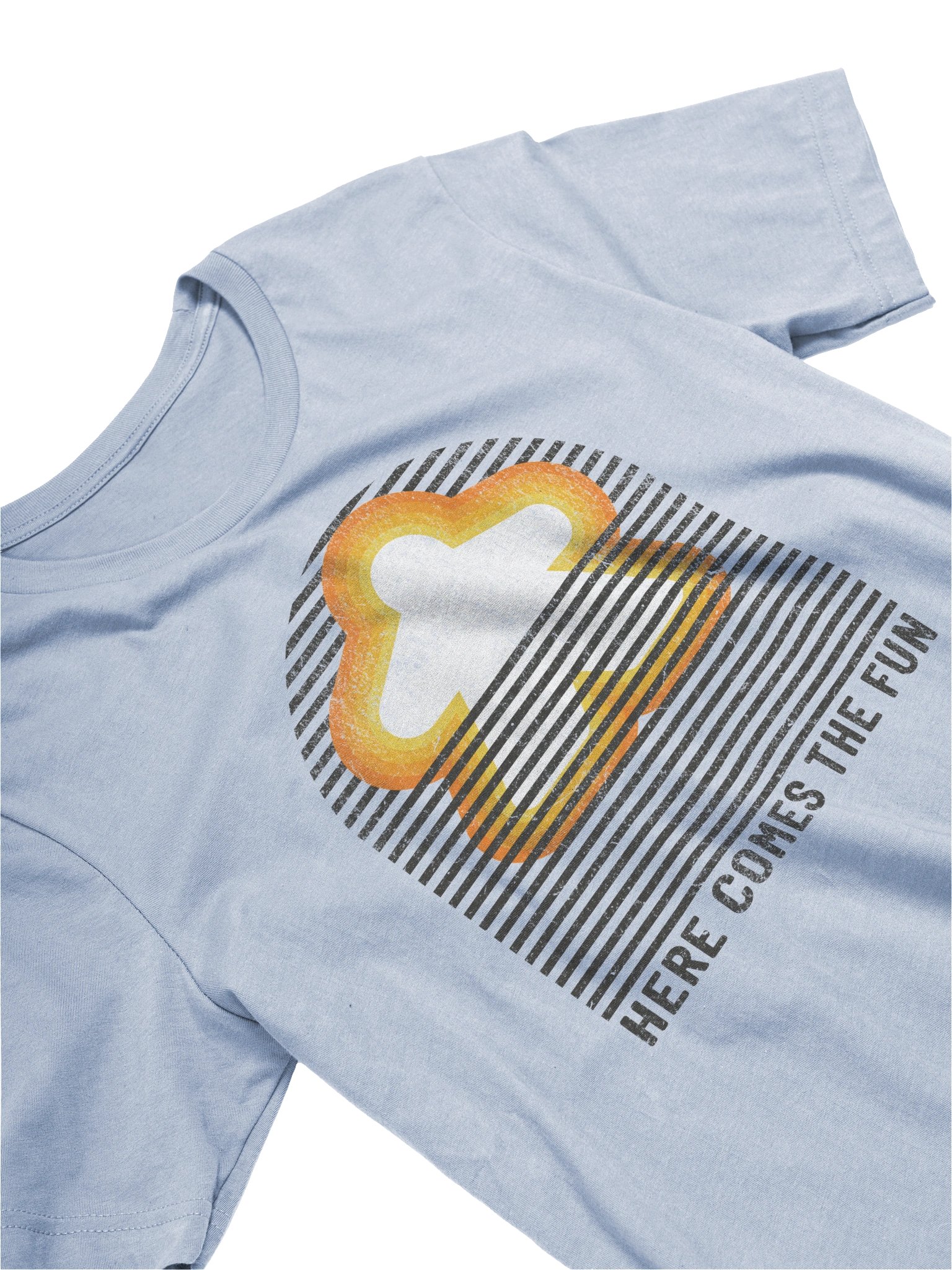 Here Comes The Fun Board Game T-Shirt - Baby Blue product image (4)