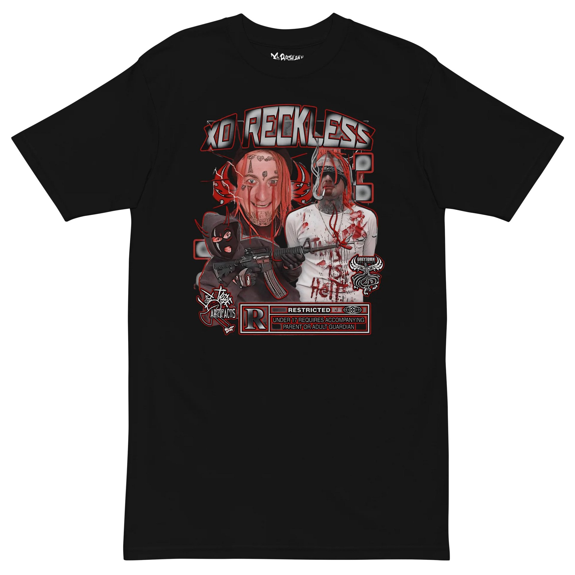 Xo Reckless - "Rated R" Old-school Collage t-shirt, Gen 1 product image (2)