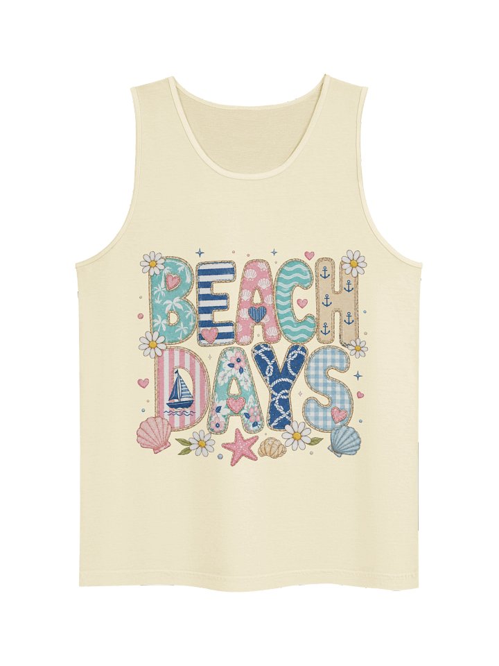 Beach Days comfort colors tank product image (5)