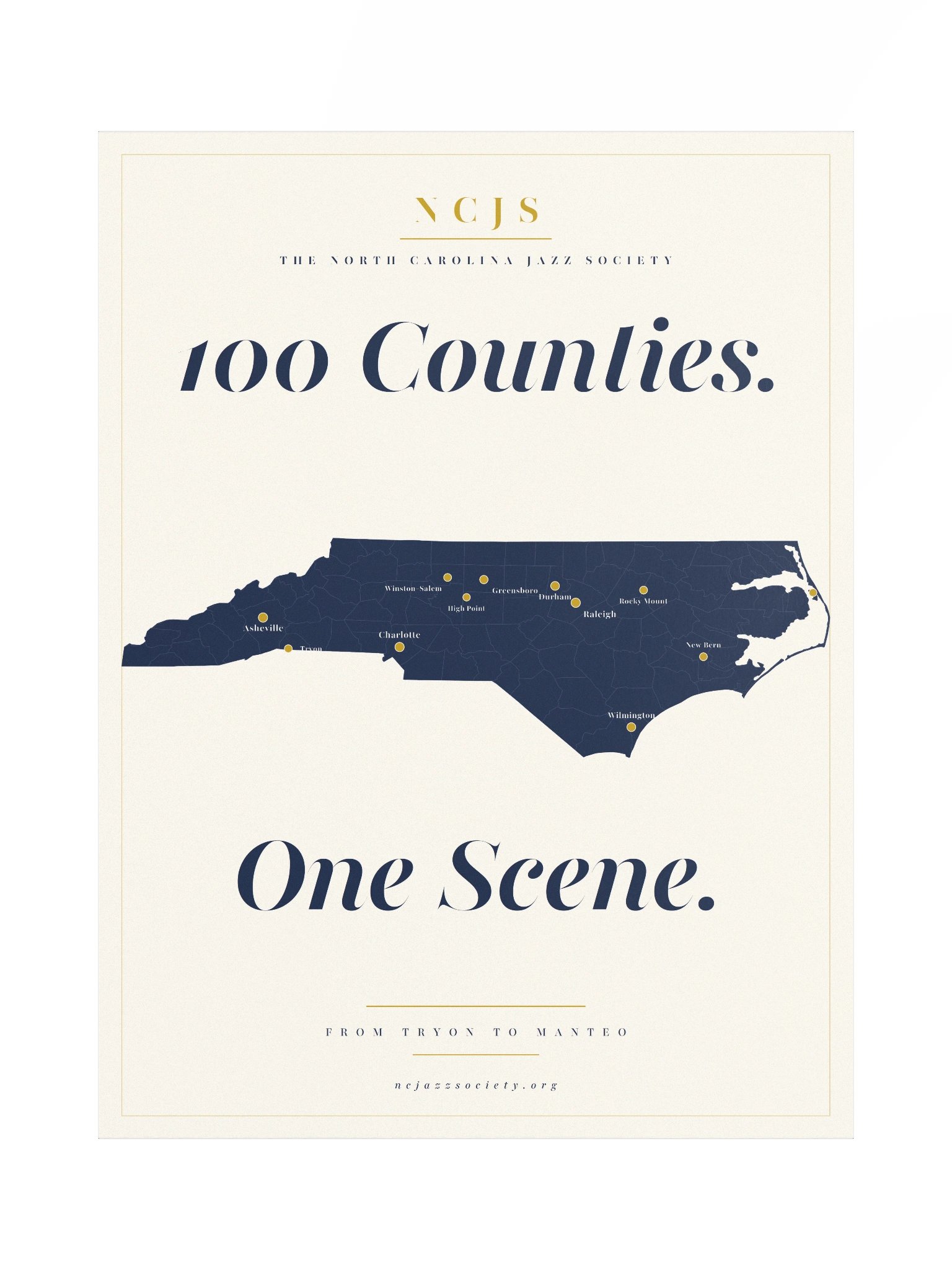 100 Counties. One Scene. Print product image (1)