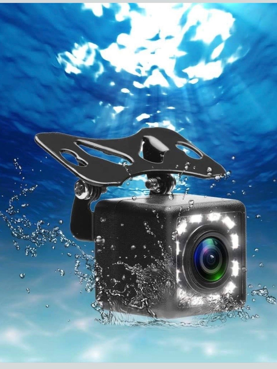 Camecho Vehicle Backup Camera Waterproof Car Rear View Camera 170° Wide Angle 12 LED Night Visions Backup Reversing Parking Cameras product image (2)