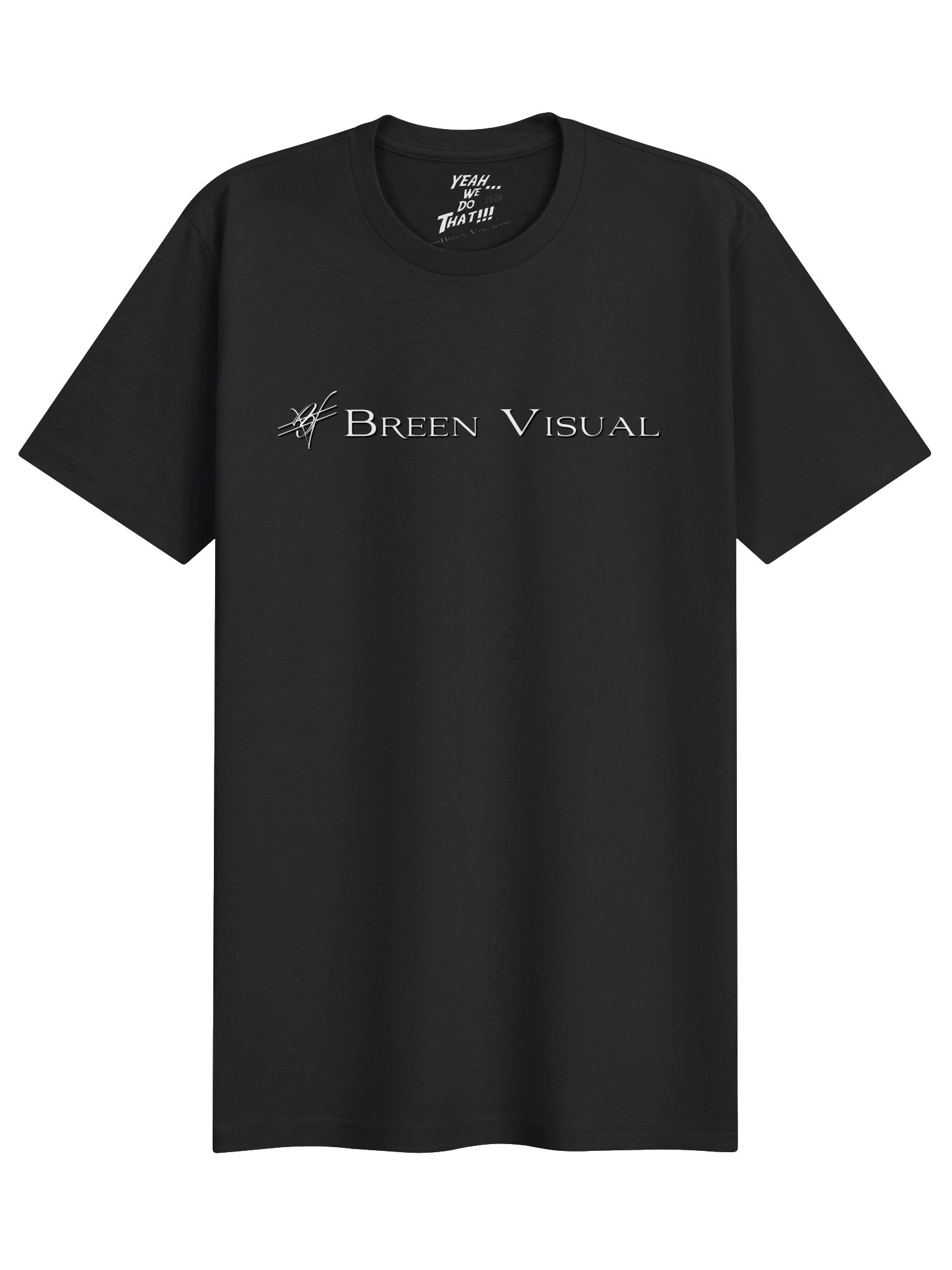 BreenVisual Crowned Ape Tee [white font] product image (1)