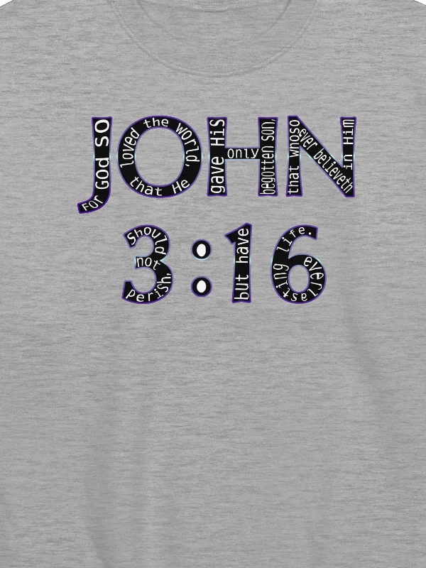 John 3:16 With Verse Sweatshirt product image (2)