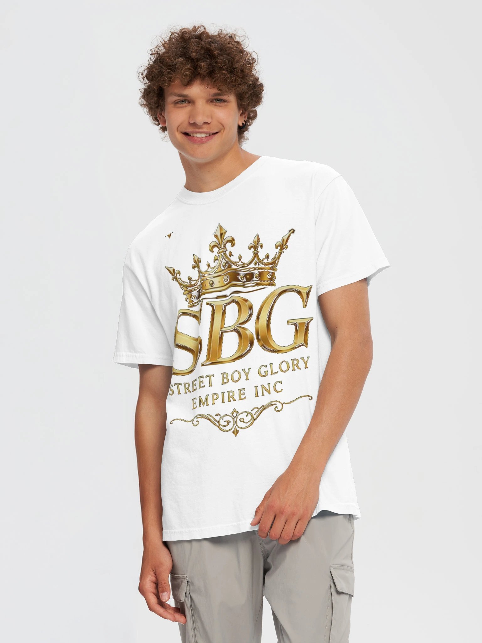 Street Boy Glory Empire Crowned Wordmark Tee | Comfort Colors Heavyweight product image (13)