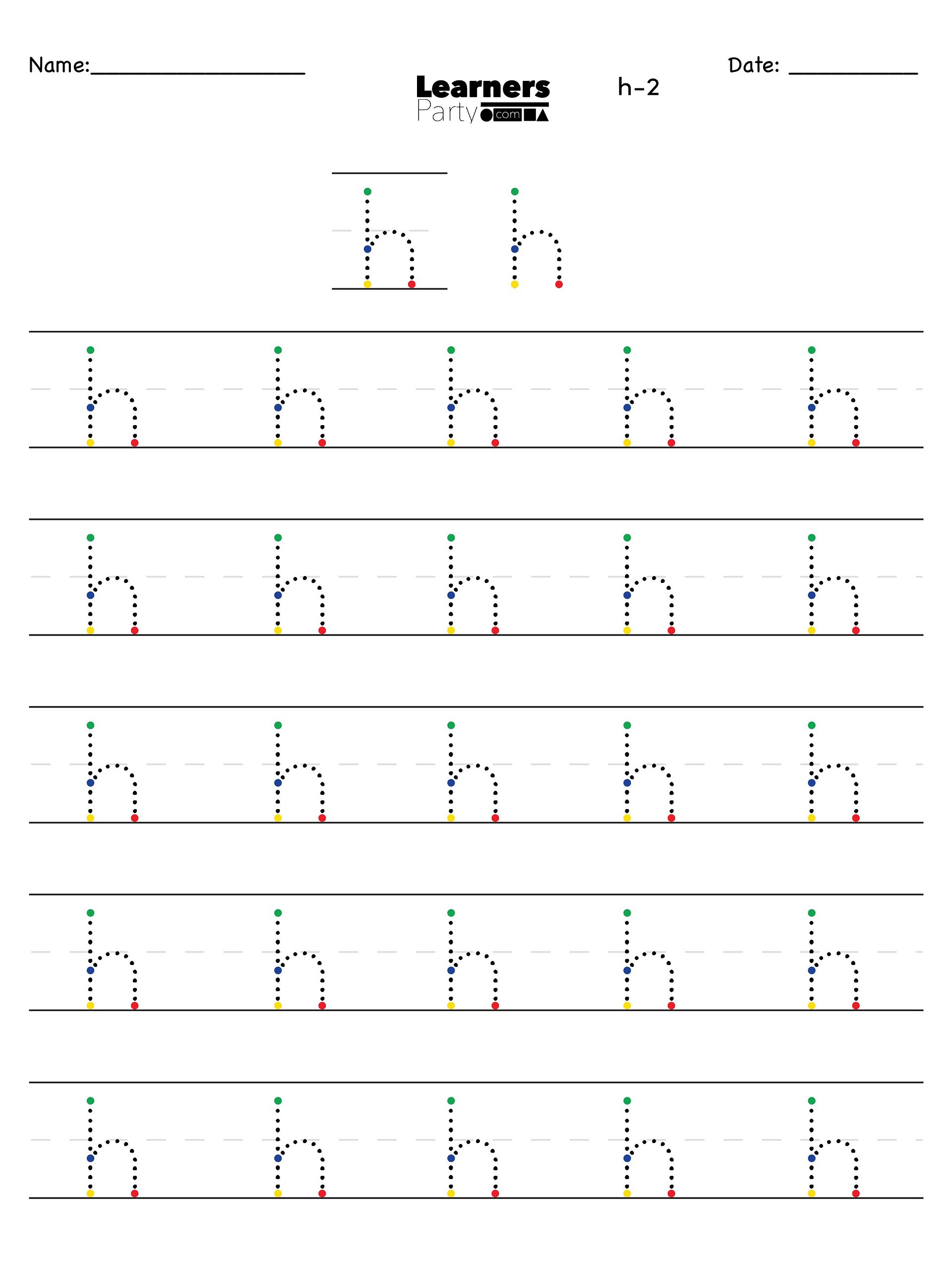 H/h - New Digital Product Progressive Letter Builder product image (2)