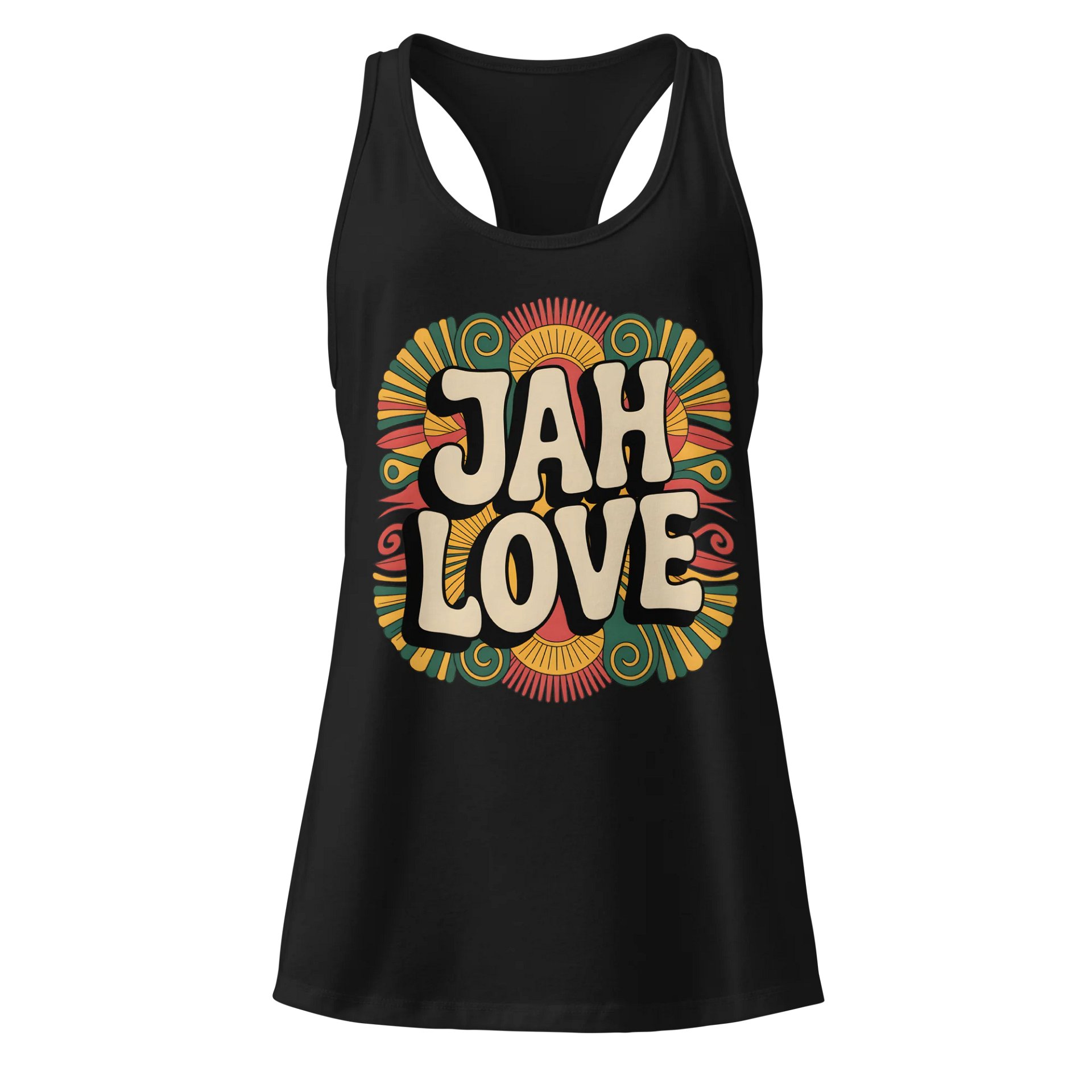 JAH LOVE Racerback Tank product image (1)