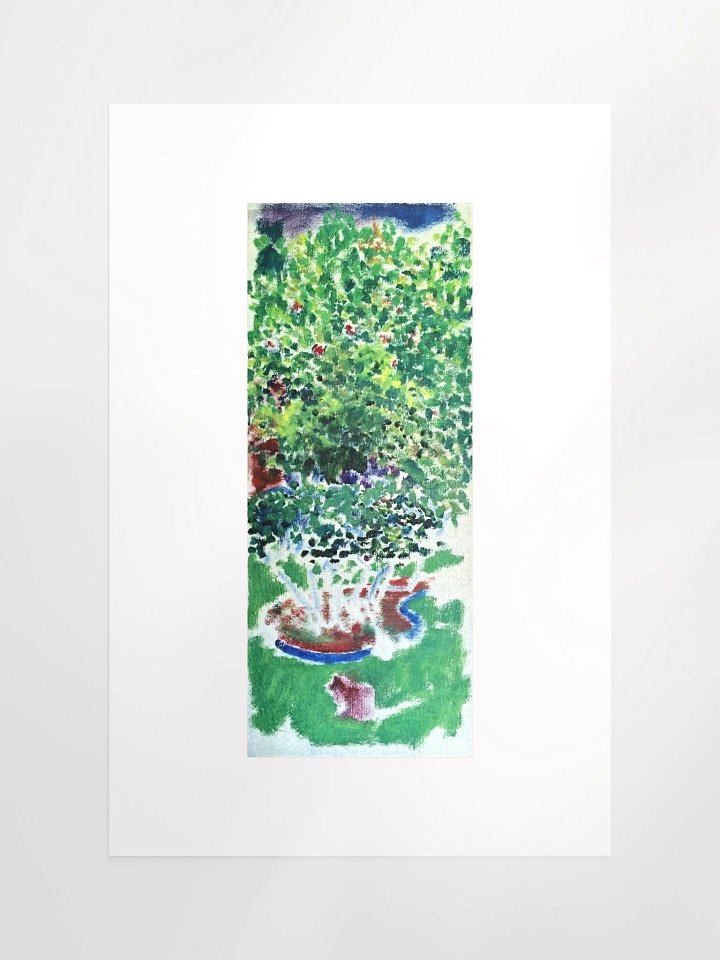 Cat in the Grass (1987) print product image (2)