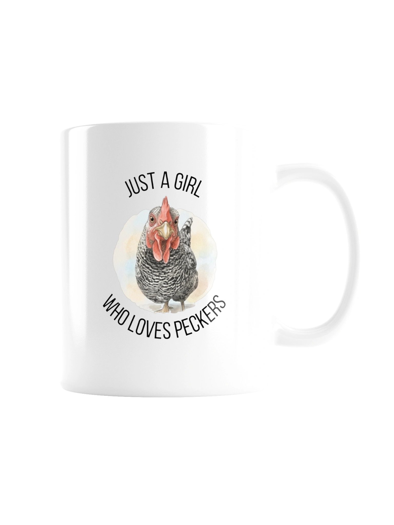 Just a Girl Who Loves Peckers Mug Style A product image (3)