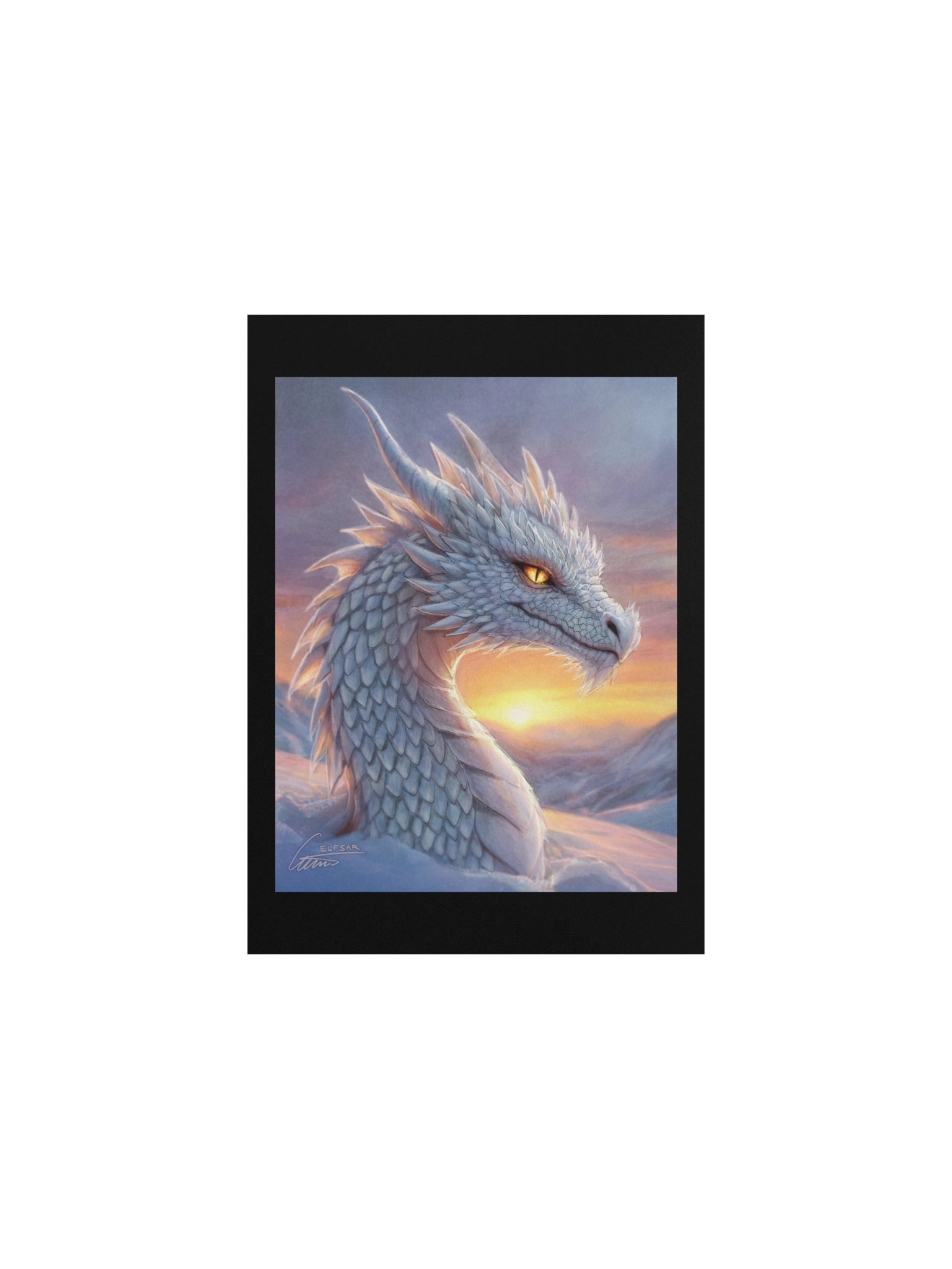 Winter Dragon Matte Print product image (1)