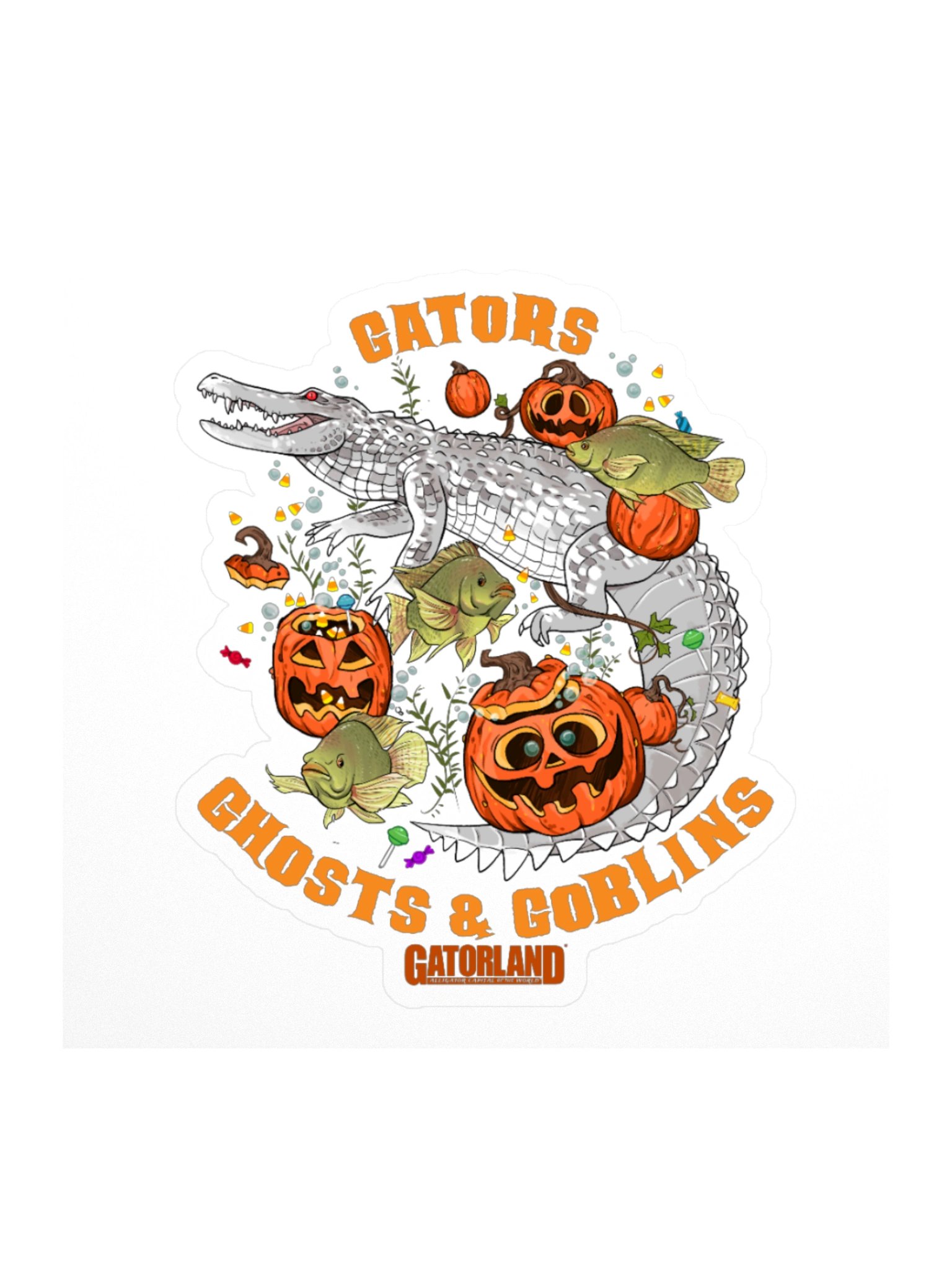 Gators Ghosts and Goblins Stickers product image (2)
