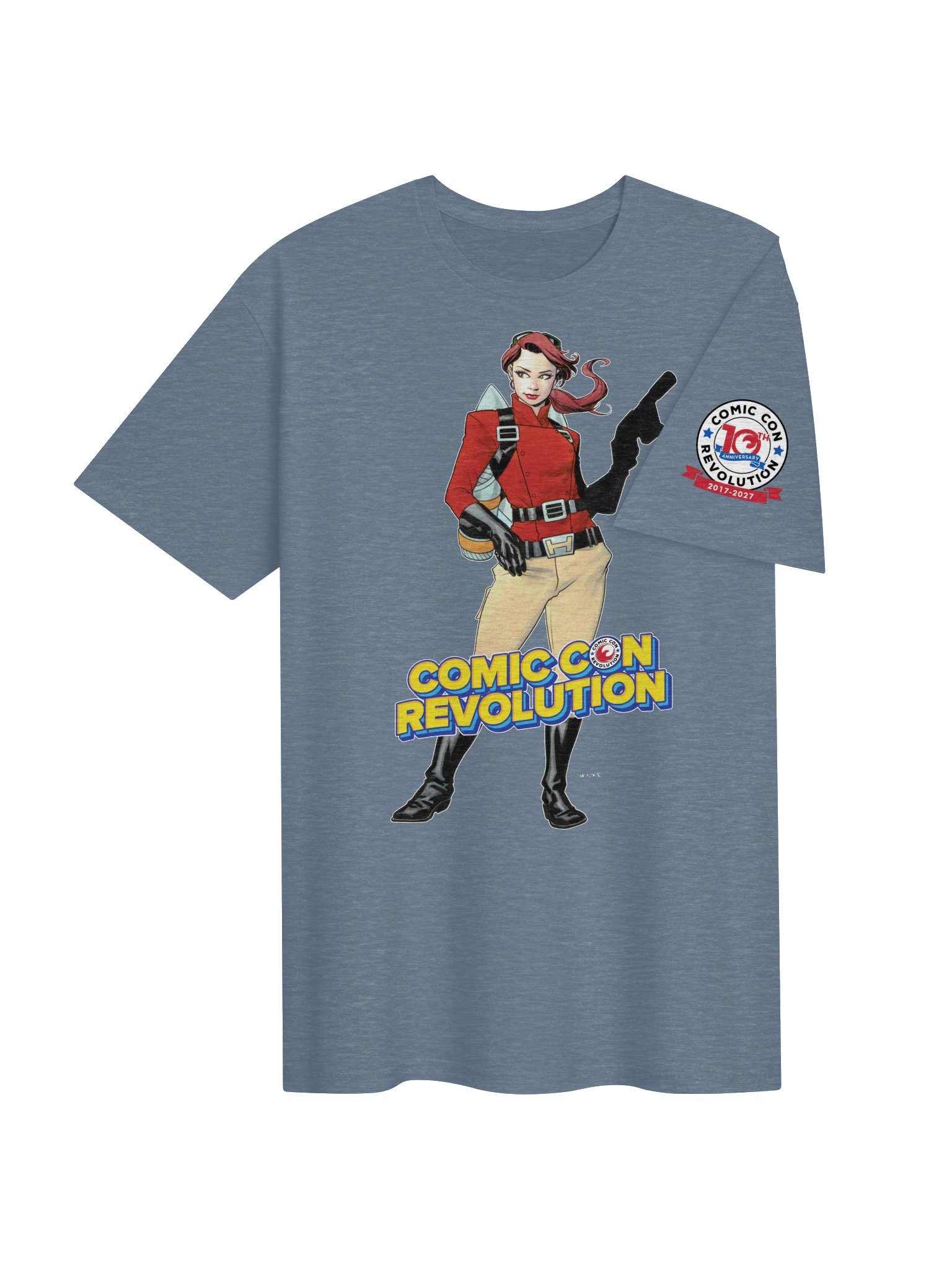 Comic Con Revolution 10th Anniversary Jetpack Jules 2022 Reissue Tee product image (62)