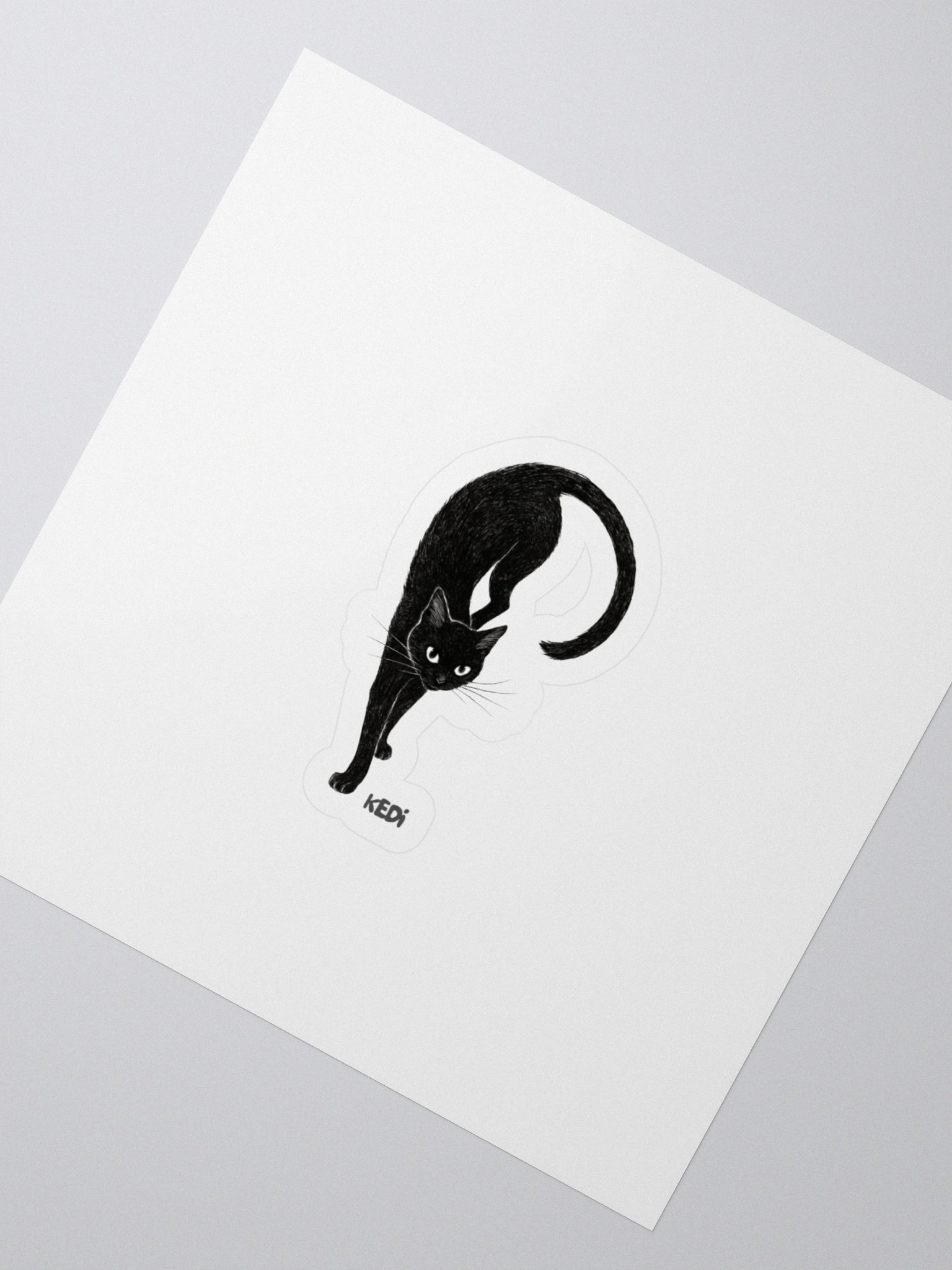 Mystic Feline Art Kiss-Cut Stickers product image (2)