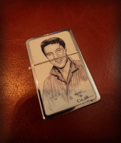 I’m a big Elvis fan, so when I spotted this vintage Victor lighter at an antique shop, it had to come home with me. Every pie...