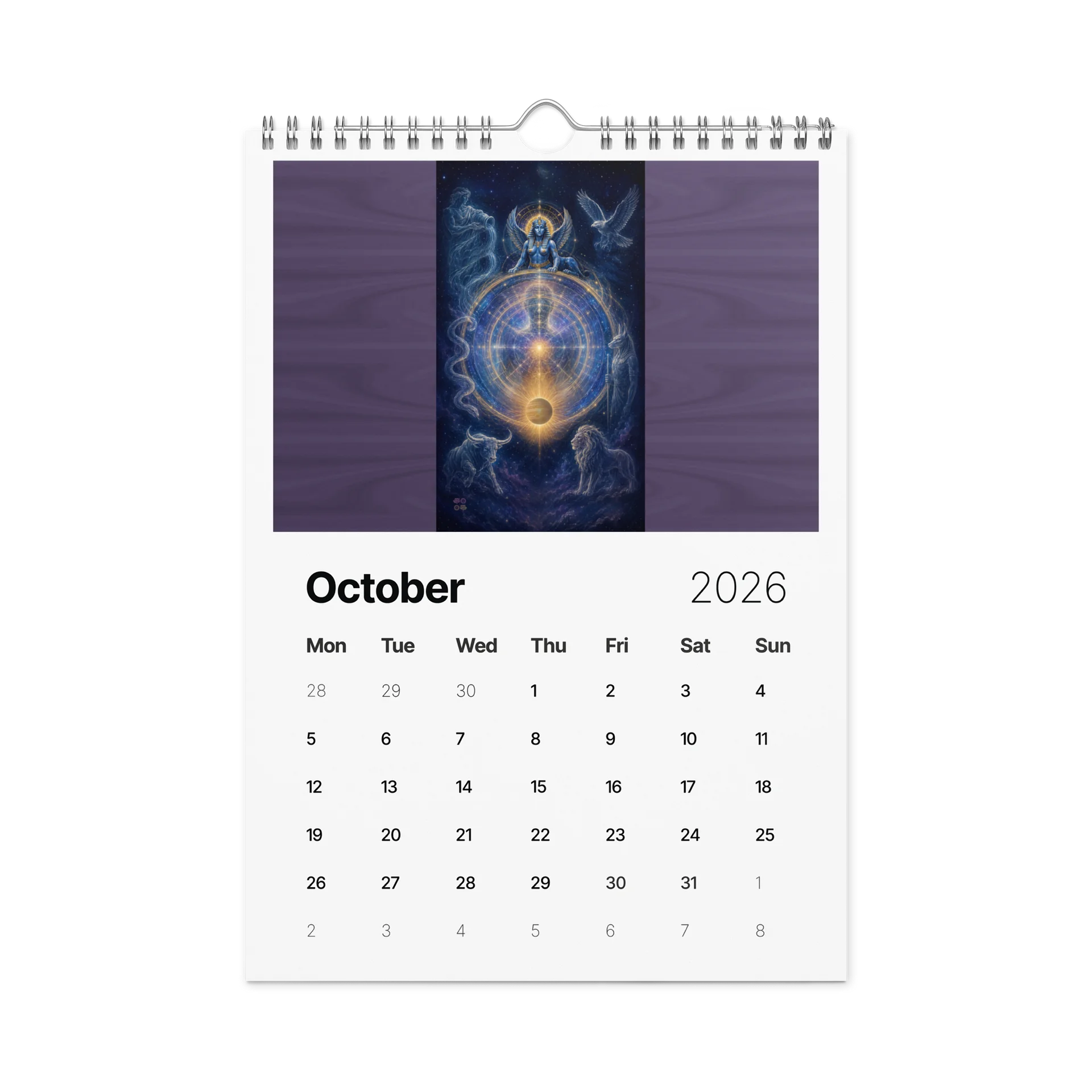 2026 Tarot Through Time Wall Art Calendar product image (11)