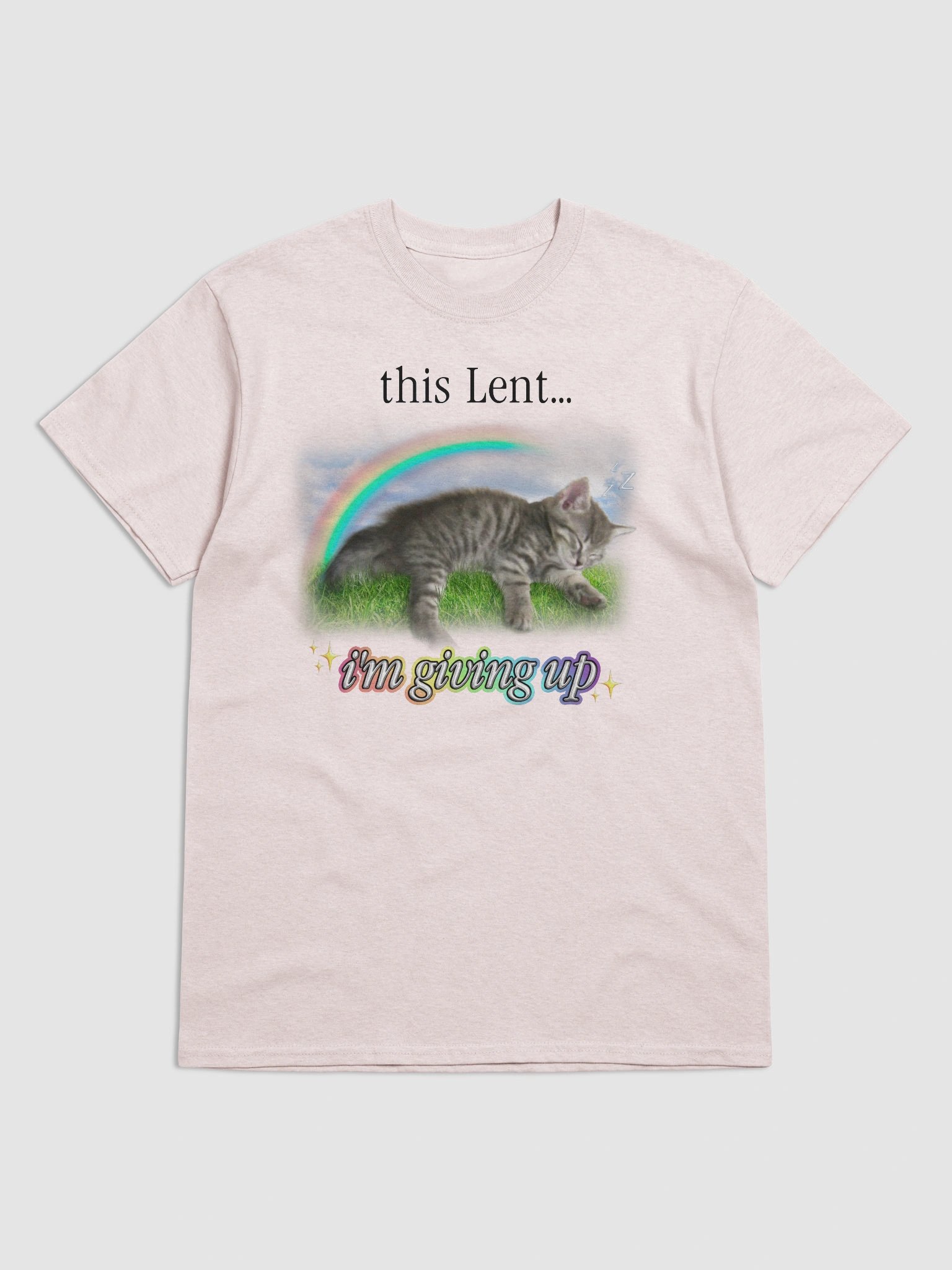 This Lent I'm Giving Up Cat T-shirt product image (1)