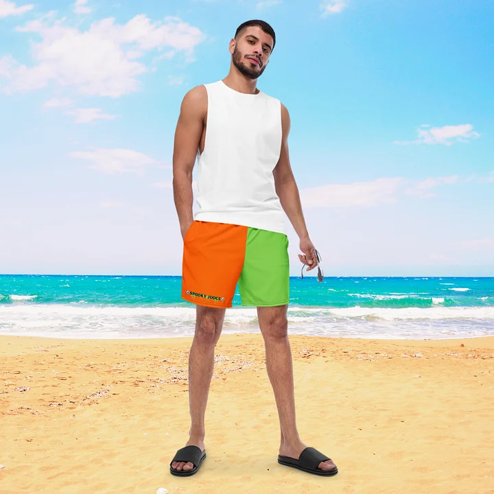 SPOOKY JOOCE Swim Trunkz - Orange/Green product image (1)