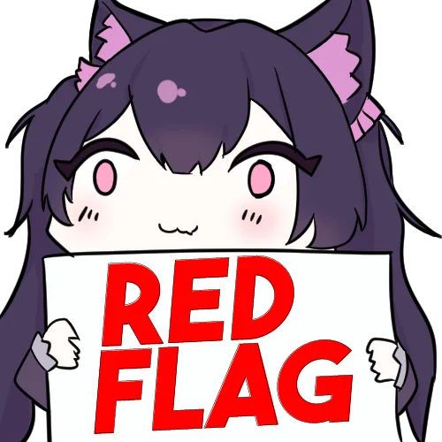 Red Flag Emote Base (YCH) product image (2)