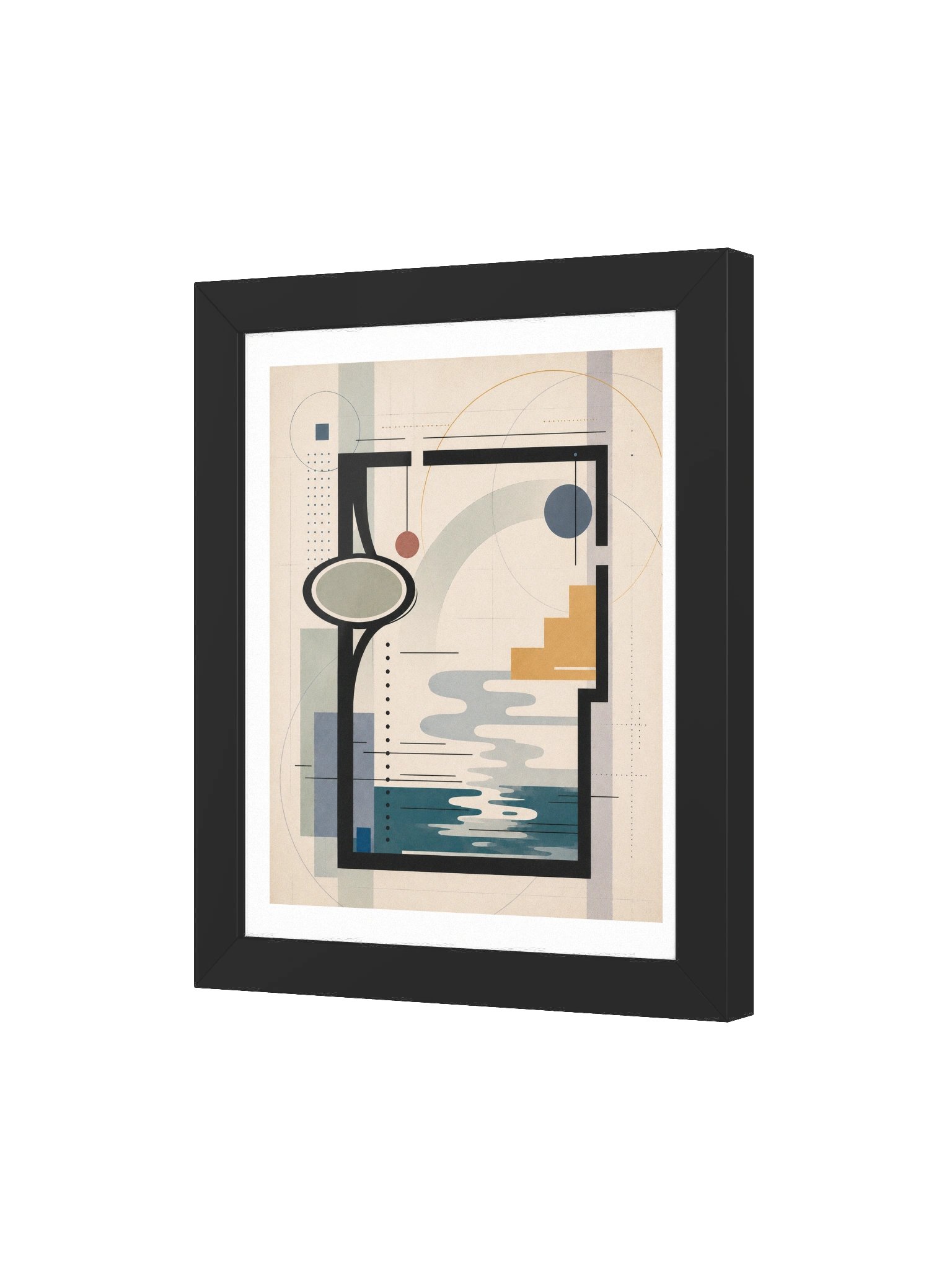 Peripheral Infrastructure / 01 -- Framed Matte Poster product image (3)
