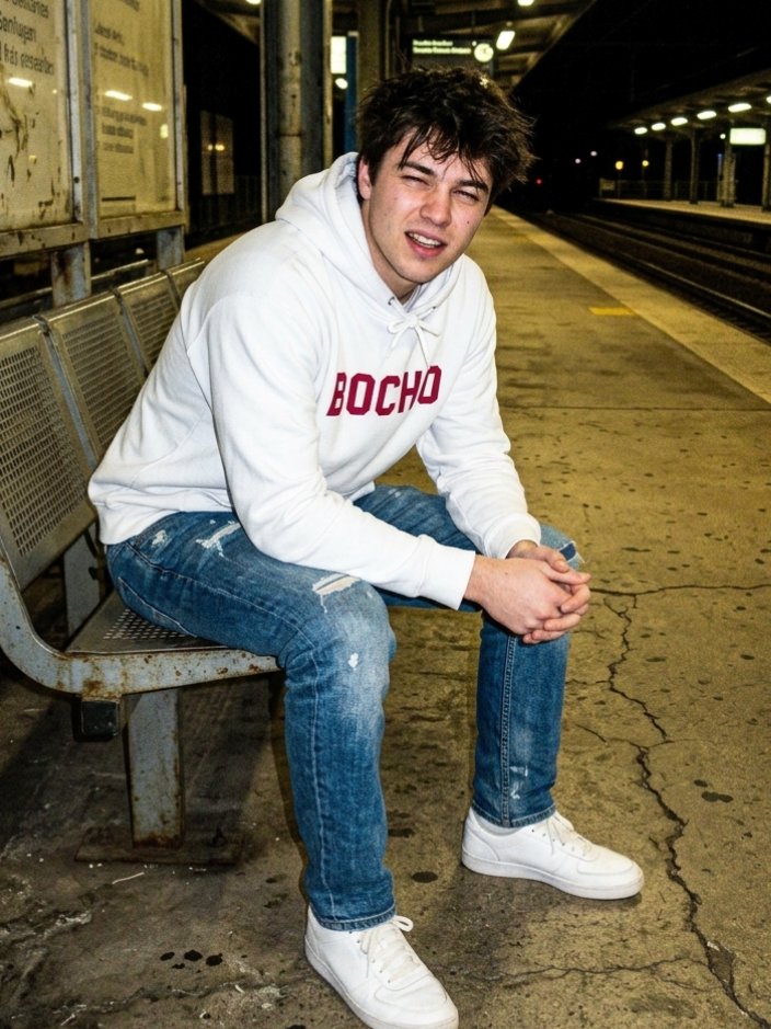 BOCHO - Hoodie (White) product image (1)
