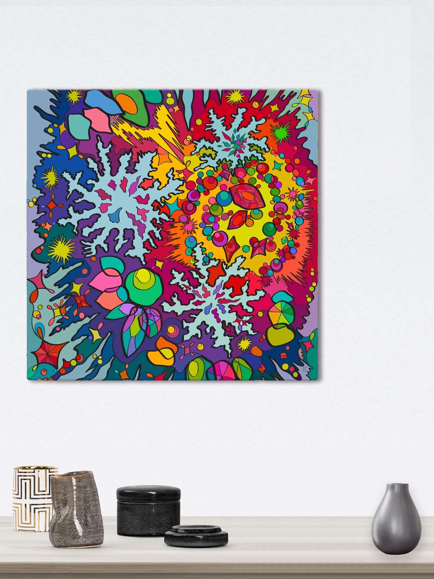 Vibrant Movement Canvas - Snowflakes product image (49)