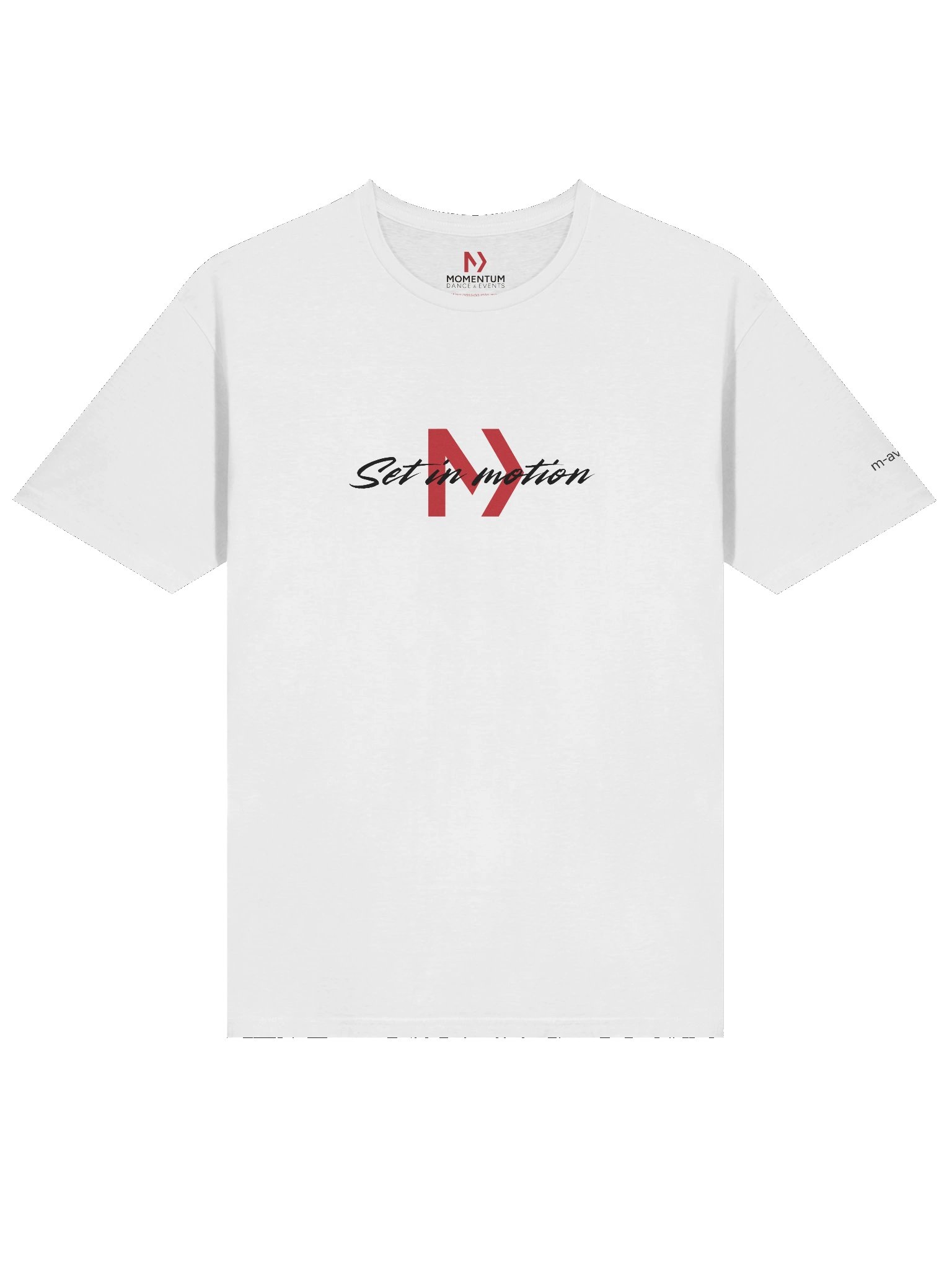 Set in motion unisex T-shirt white product image (3)