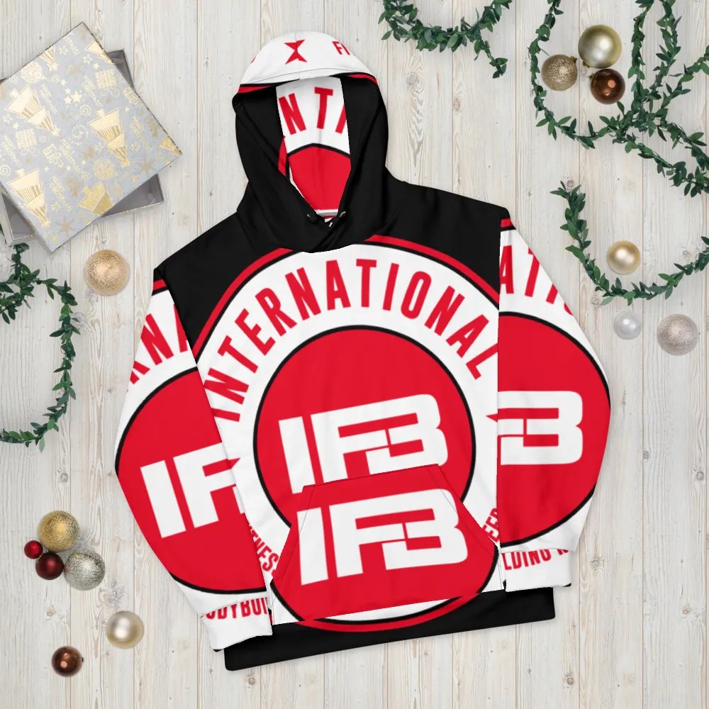 IFBNewsfeed.Org's All-Over Print Recycled Unisex Hoodie product image (10)
